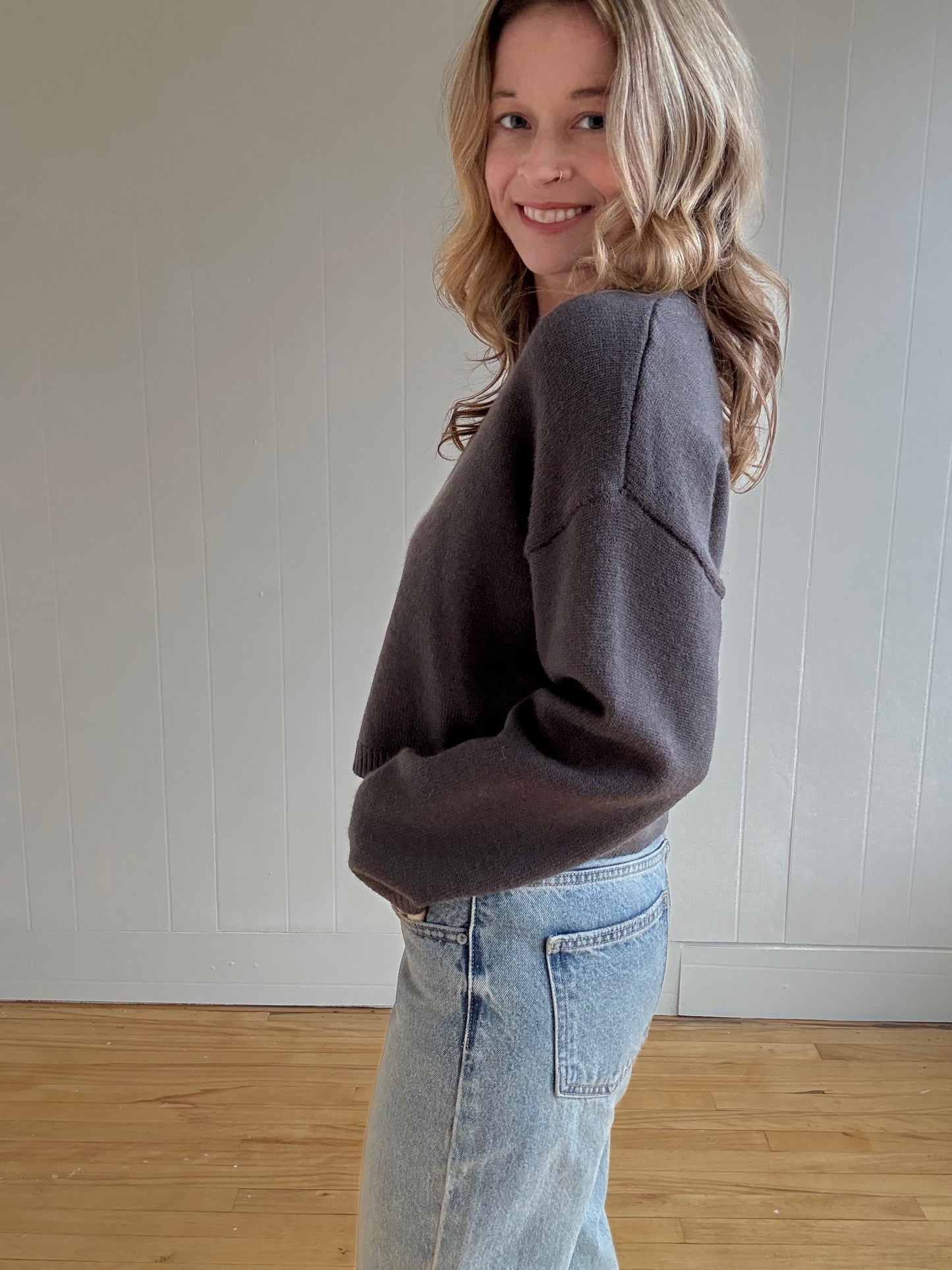 Mandy Martini Sweater (Charcoal)