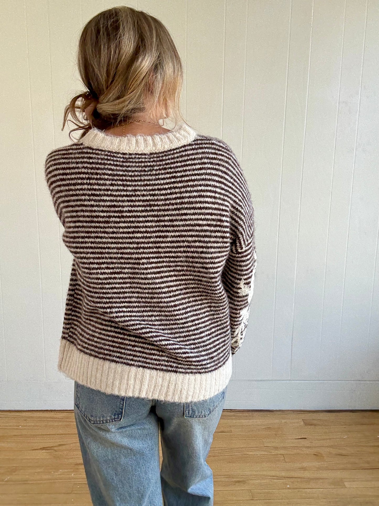 Willow Knit Sweater (Brown)
