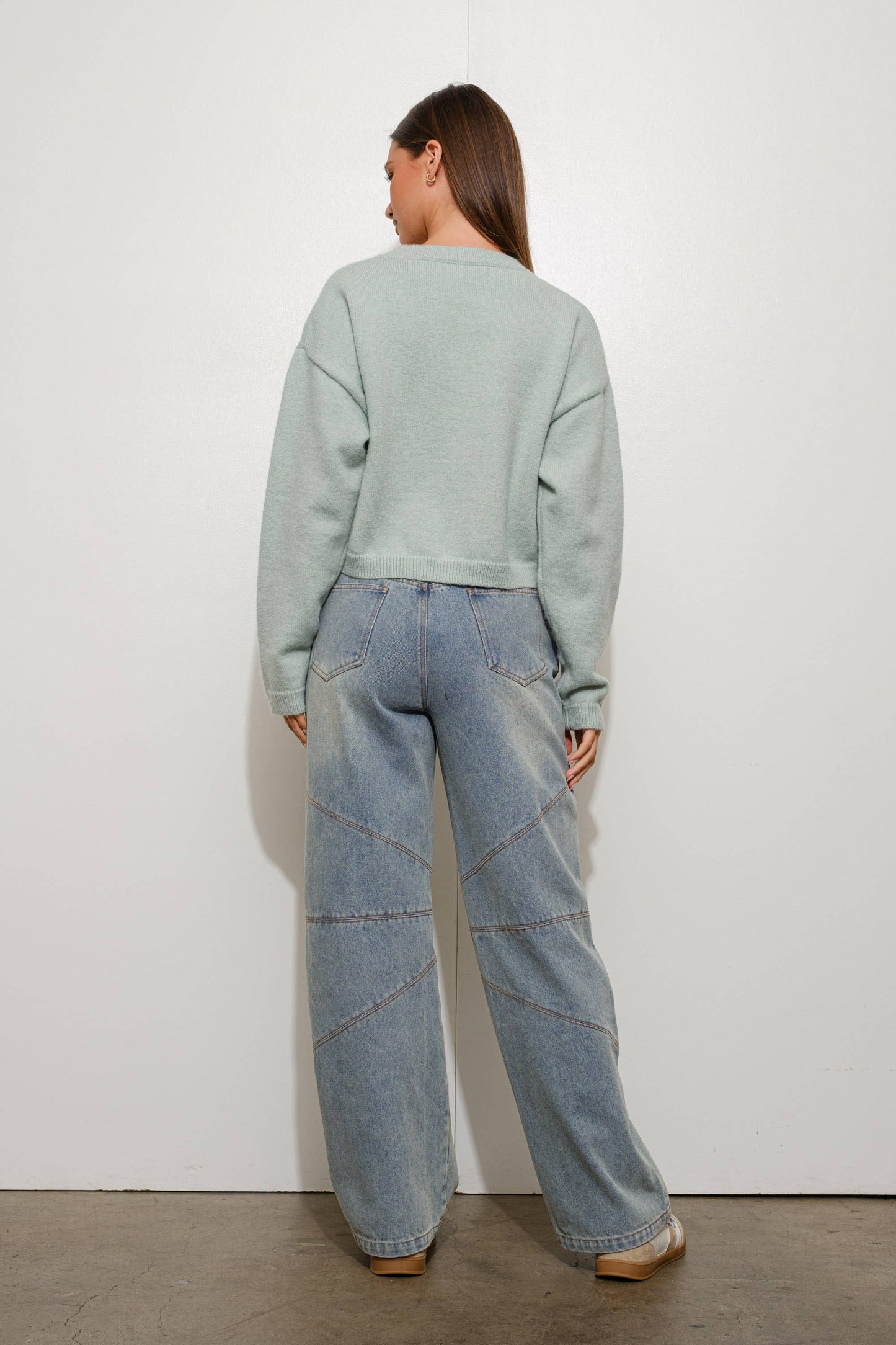 Mandy Martini Sweater (Light Blue)