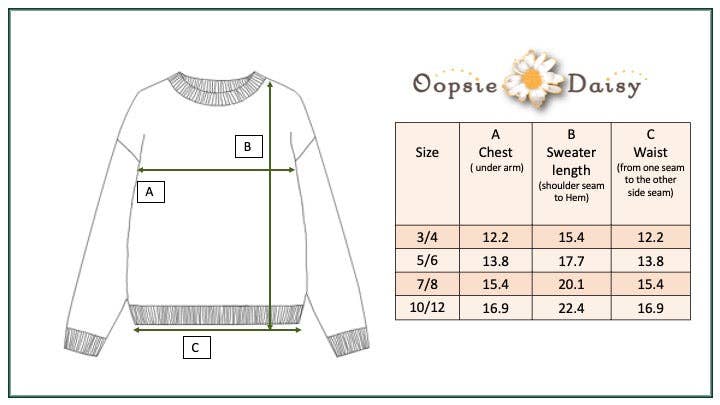 Flower Crew Sweater (Kids)