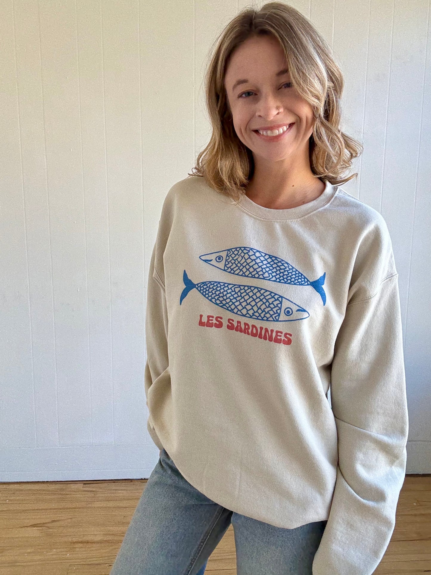 Les Sardines Sweatshirt (Sand)