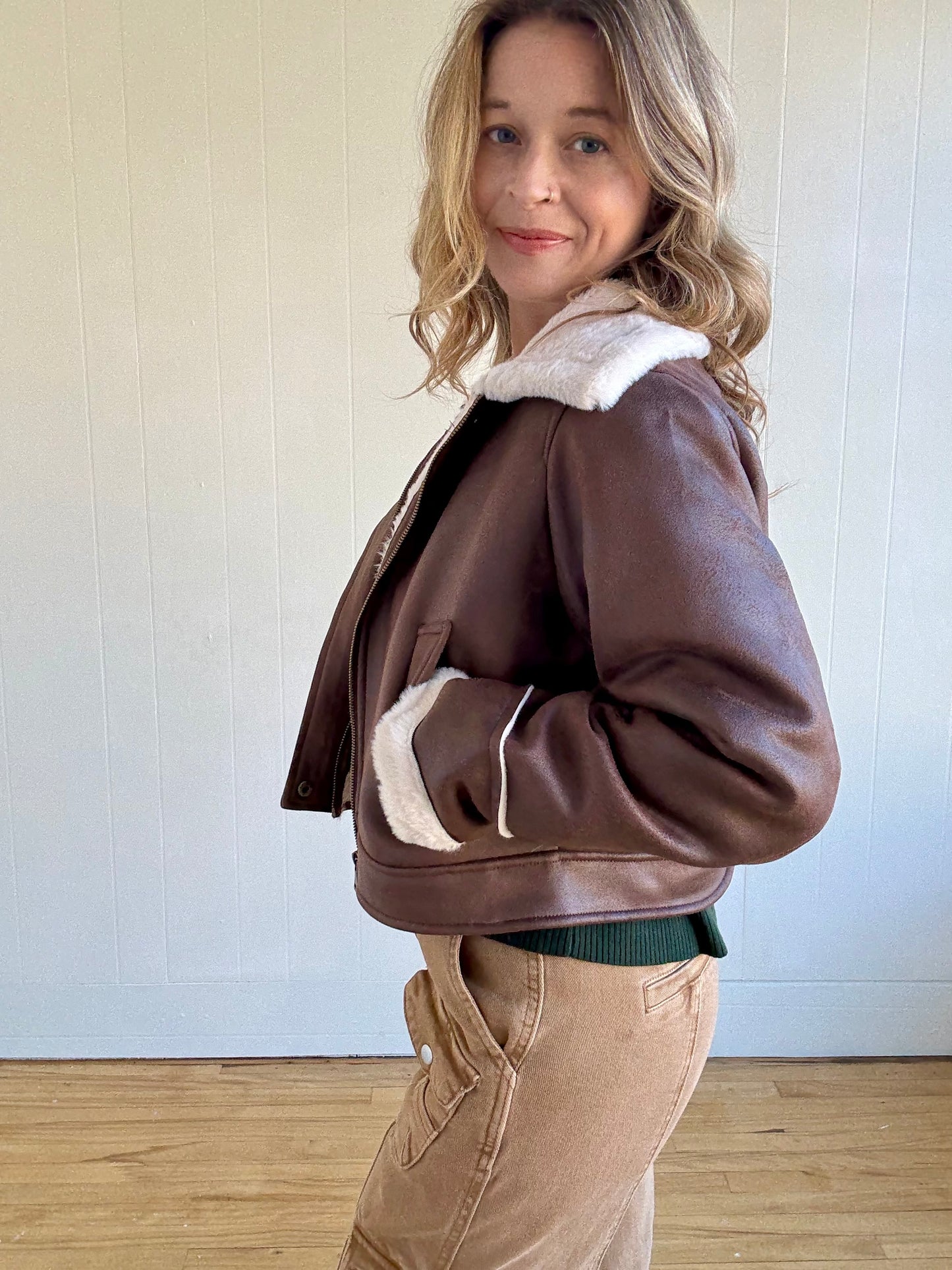 Amelia Aviator Jacket