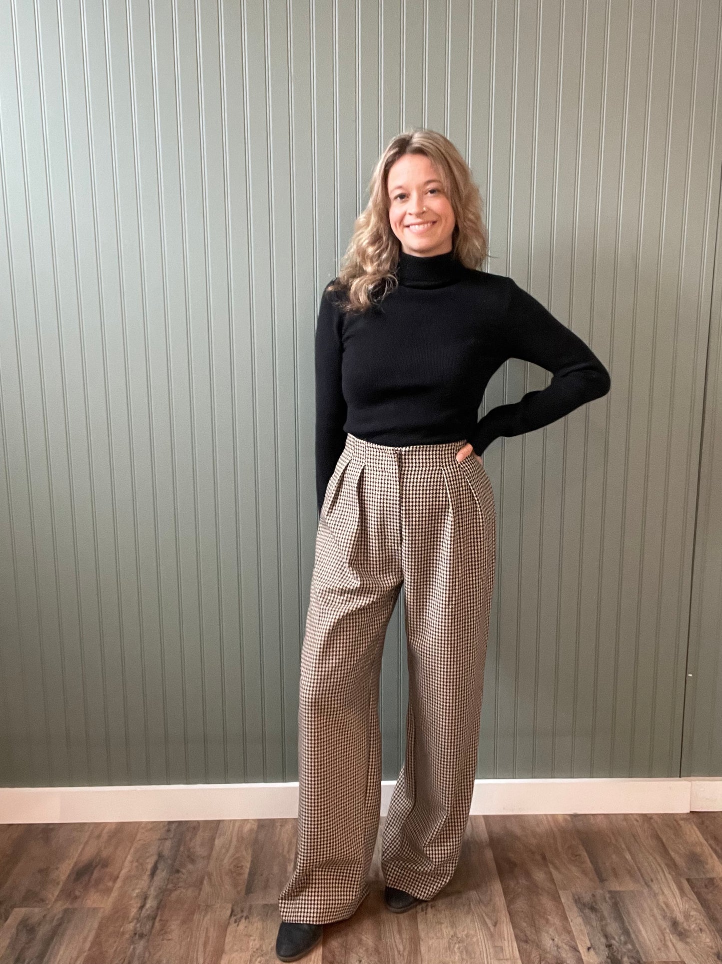 Drew Houndstooth Pants