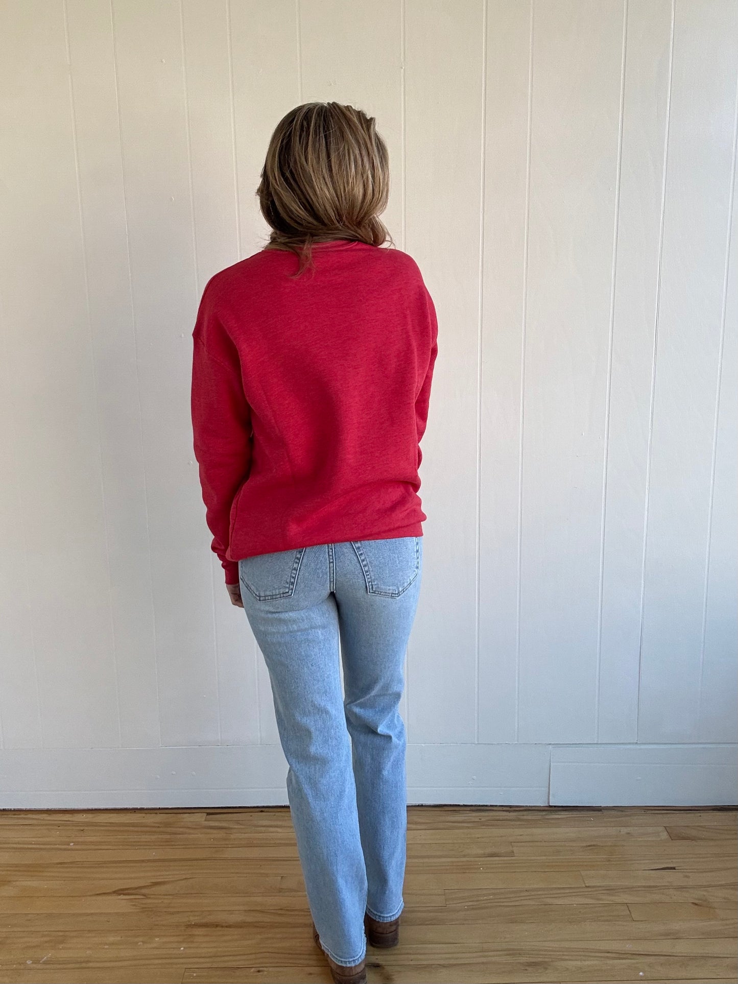 LOVER Graphic Sweatshirt (Cranberry)