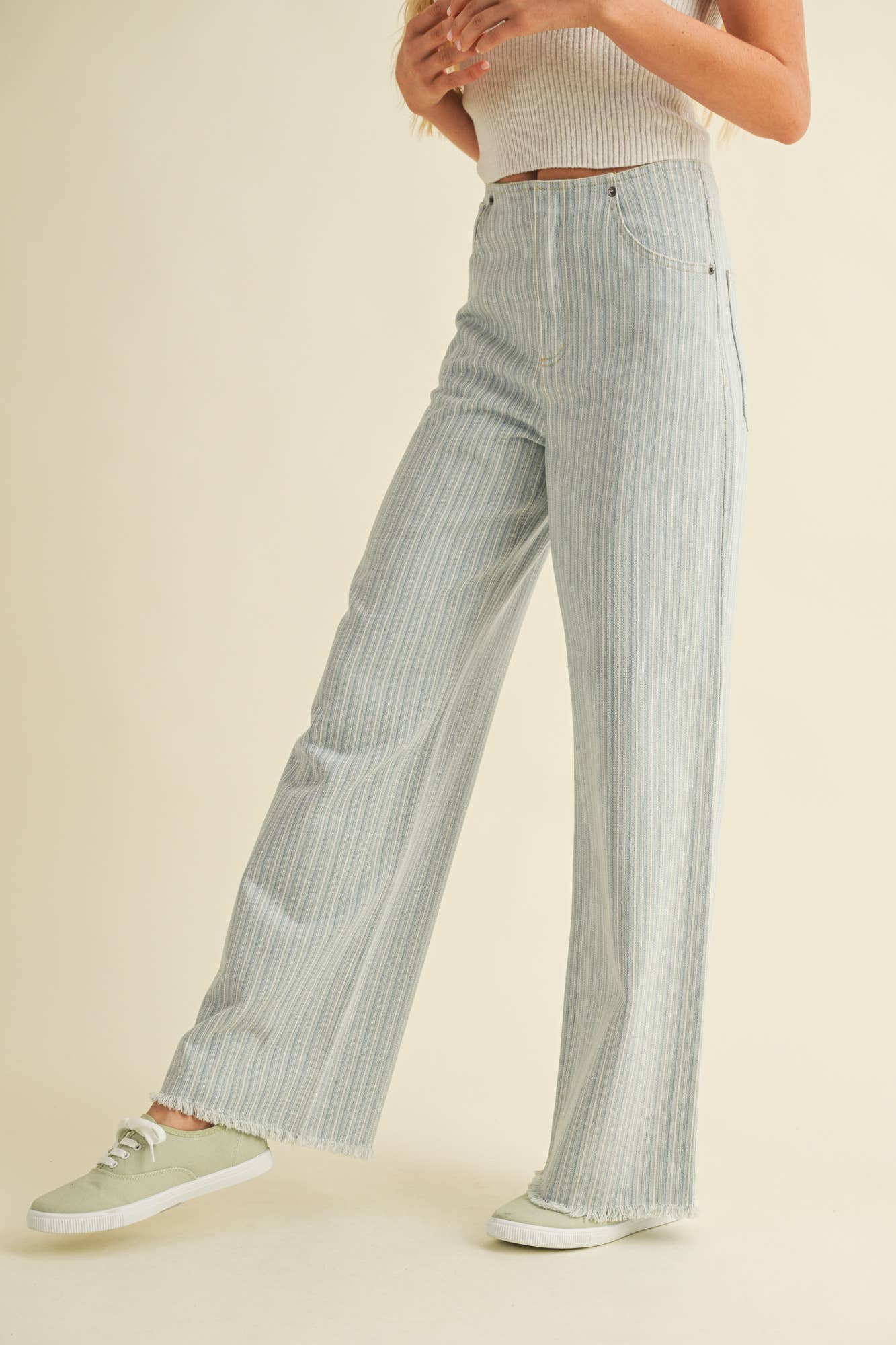 Kira Striped Denim