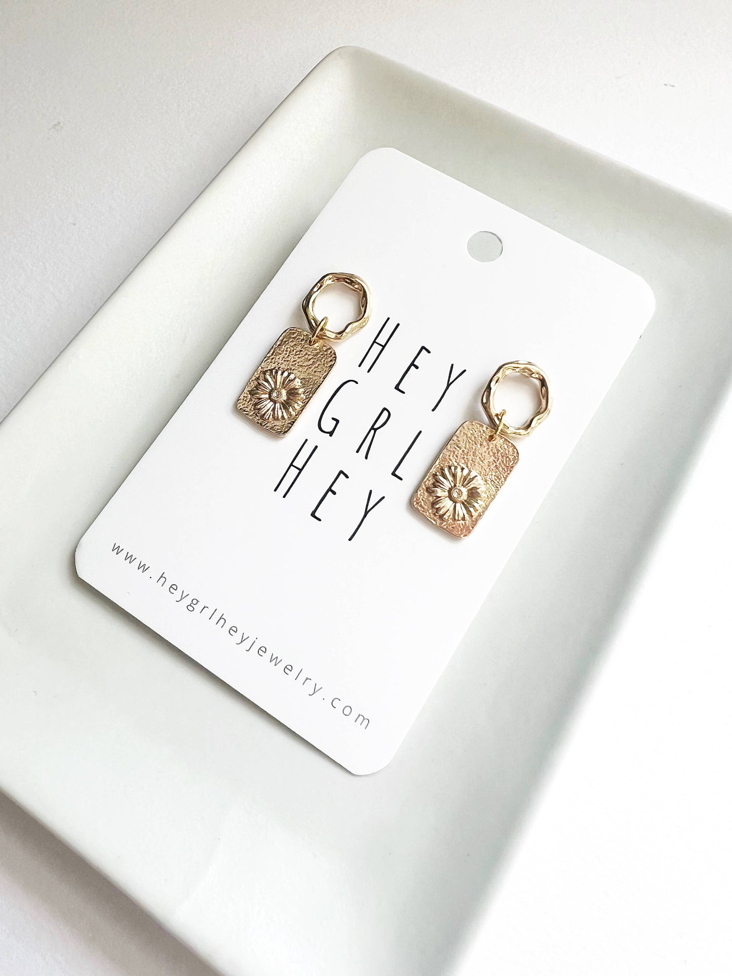The Magnolia Flower Earrings