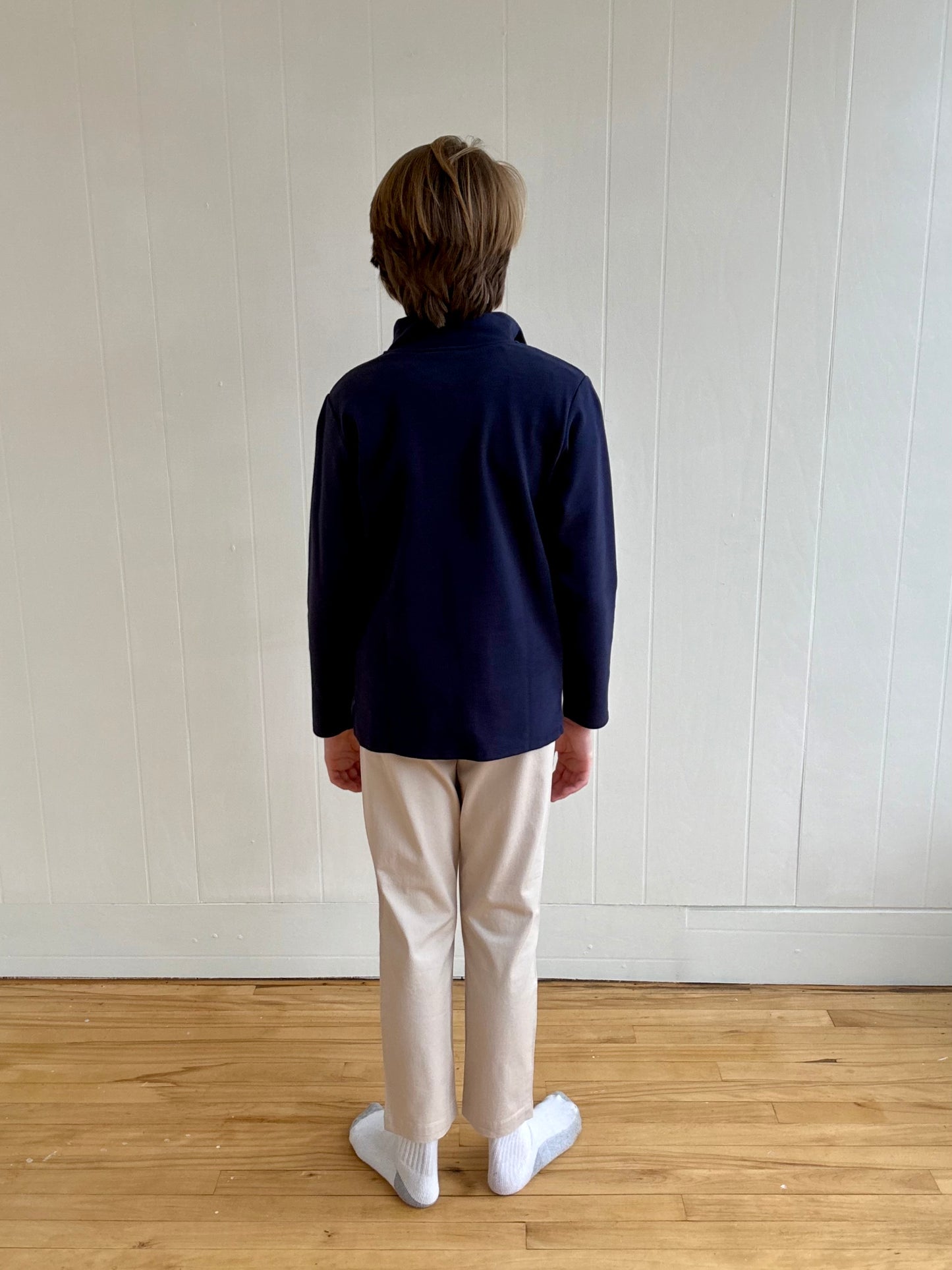 Kingston 1/4 Zip Pullover - Navy (kids)
