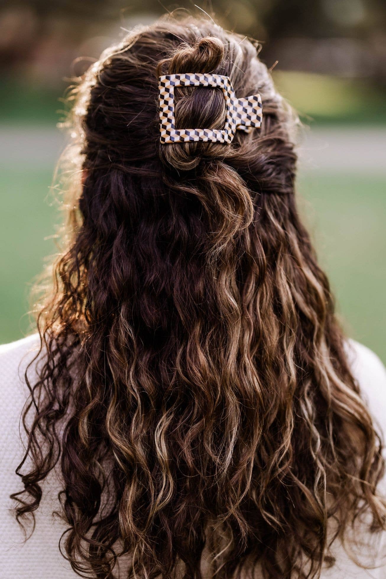 Square Flat Hair Clip | Gone Glamping |Small
