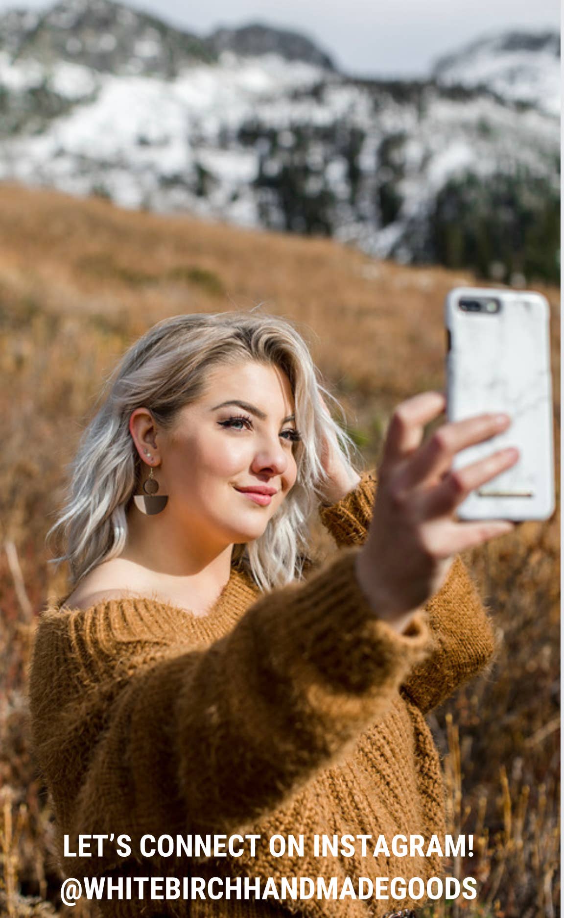 Mini Brass Heart Stud Earrings