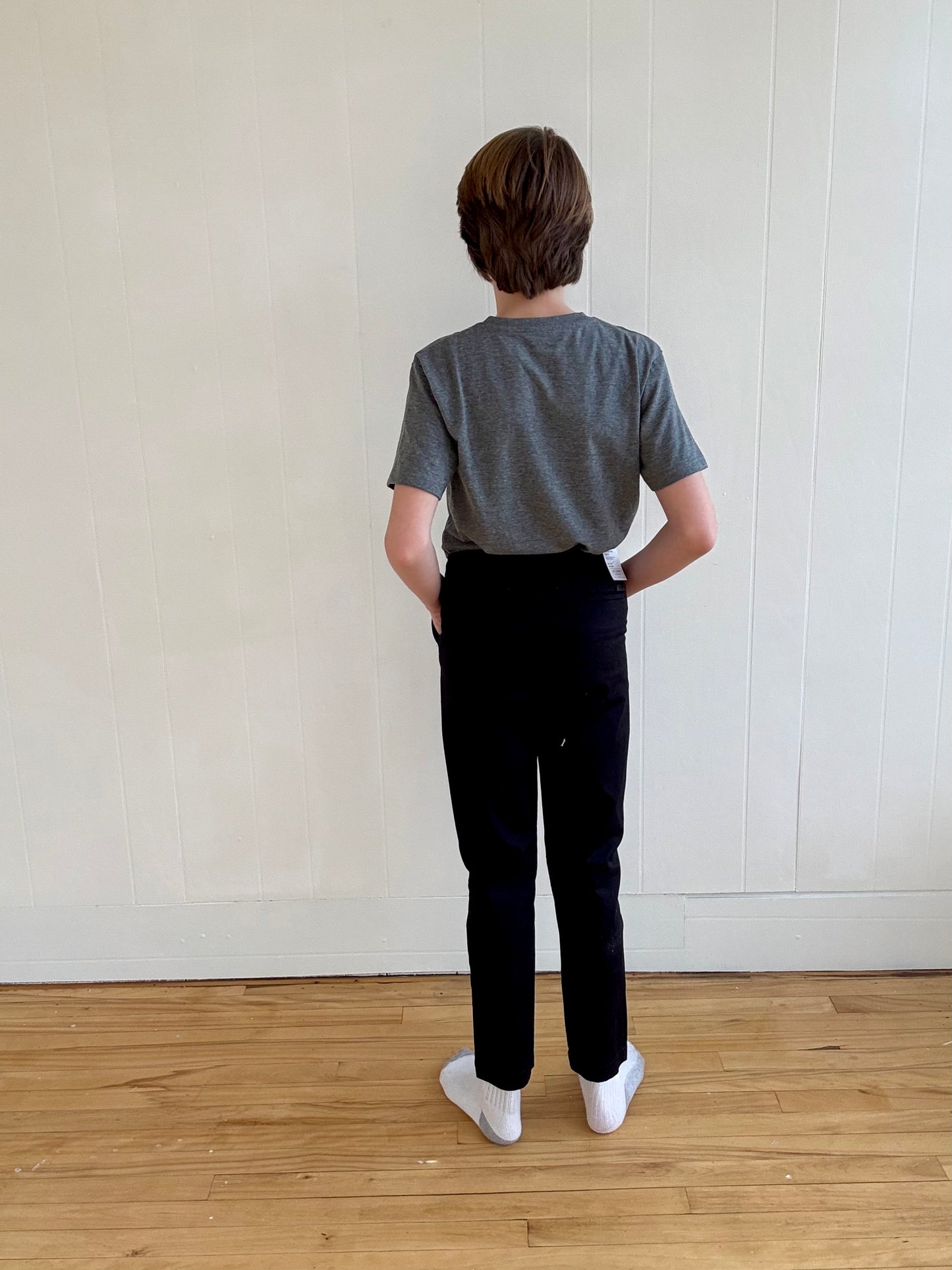 Grey V-Neck Tee (kids)