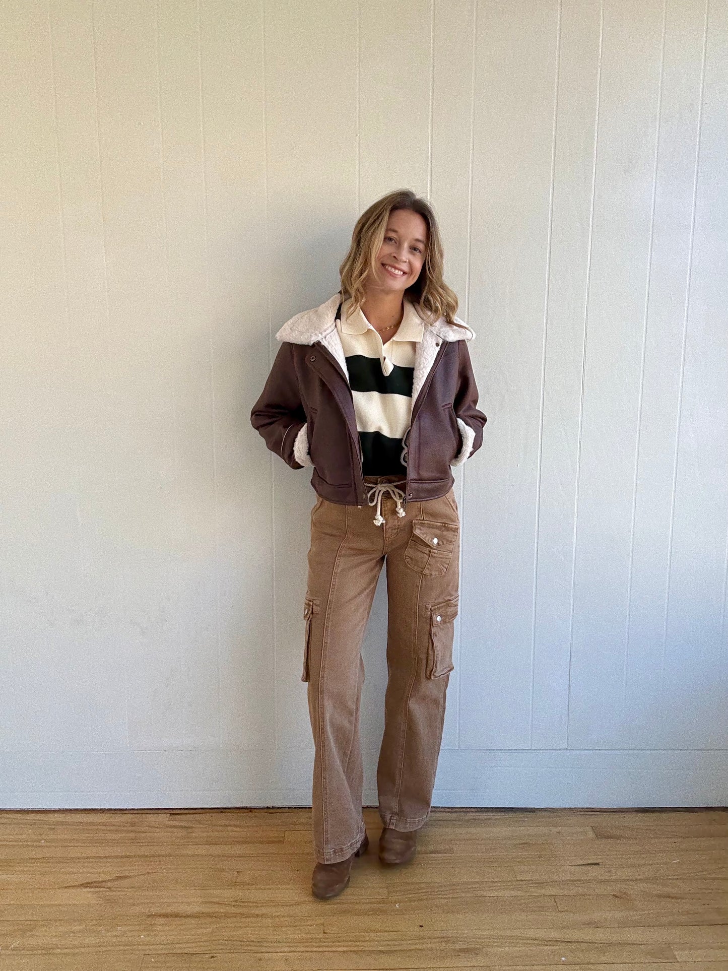 Amelia Aviator Jacket