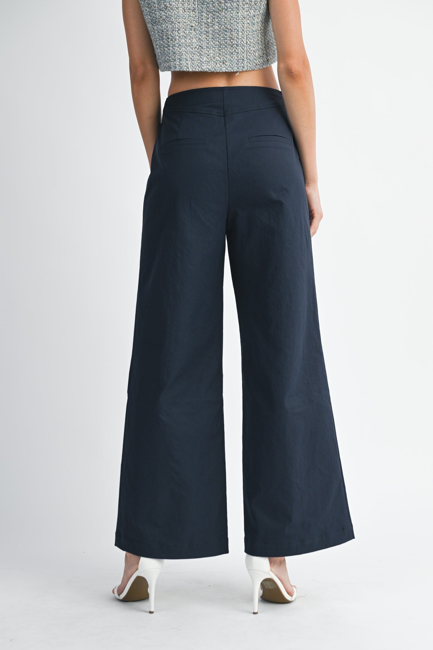 Marine Button Front Pant