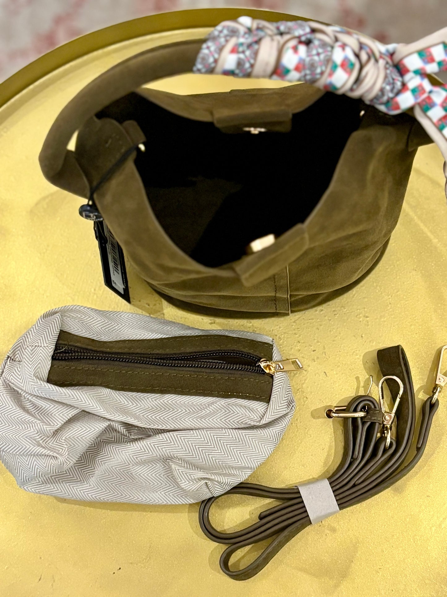 Blair Bucket Bag (Olive)