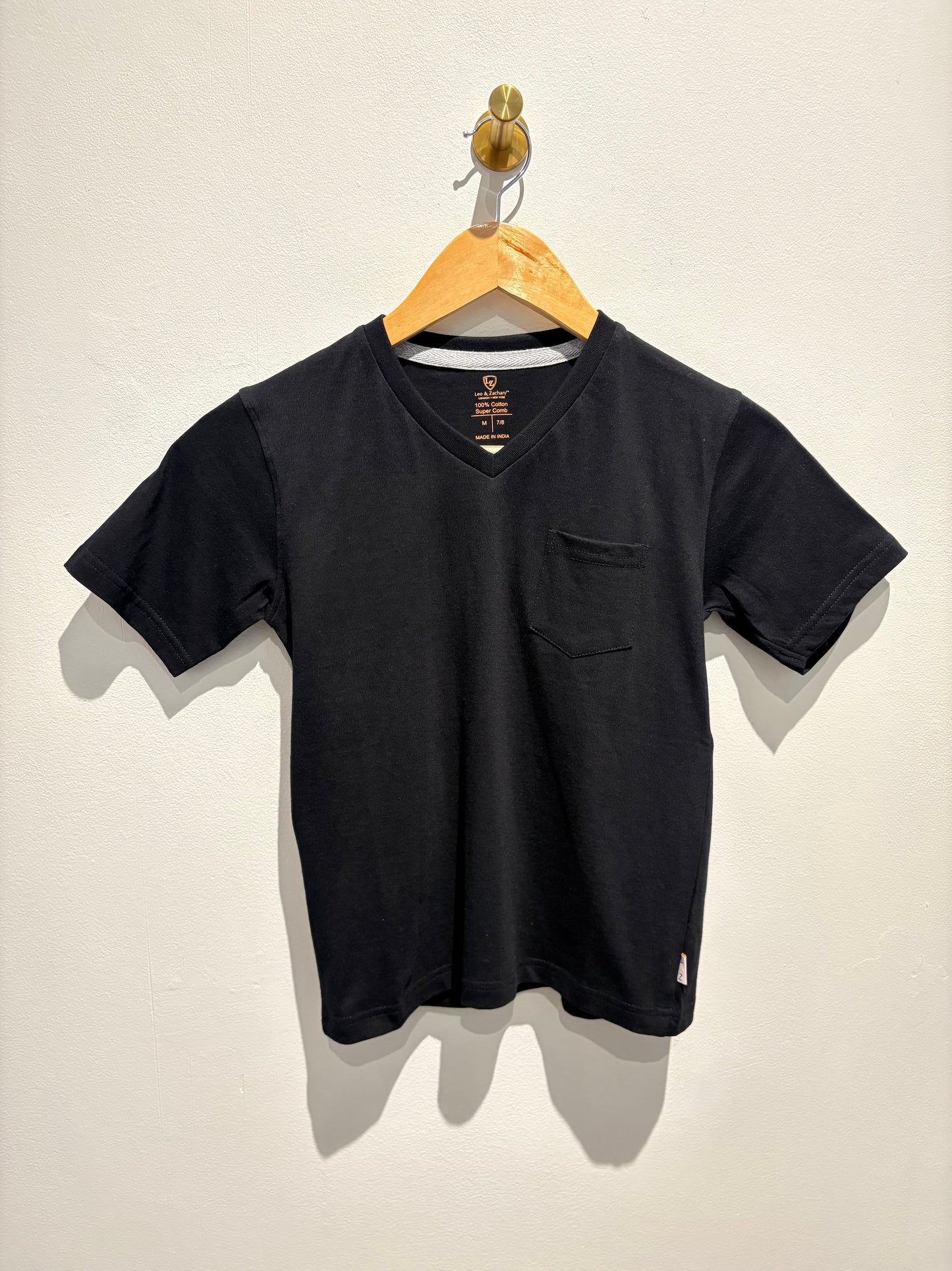 Black V-Neck Tee (kids)