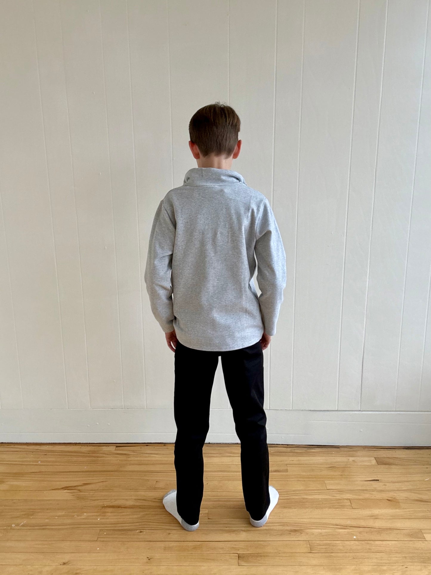 Kingston 1/4 Zip Pullover - Grey (kids)
