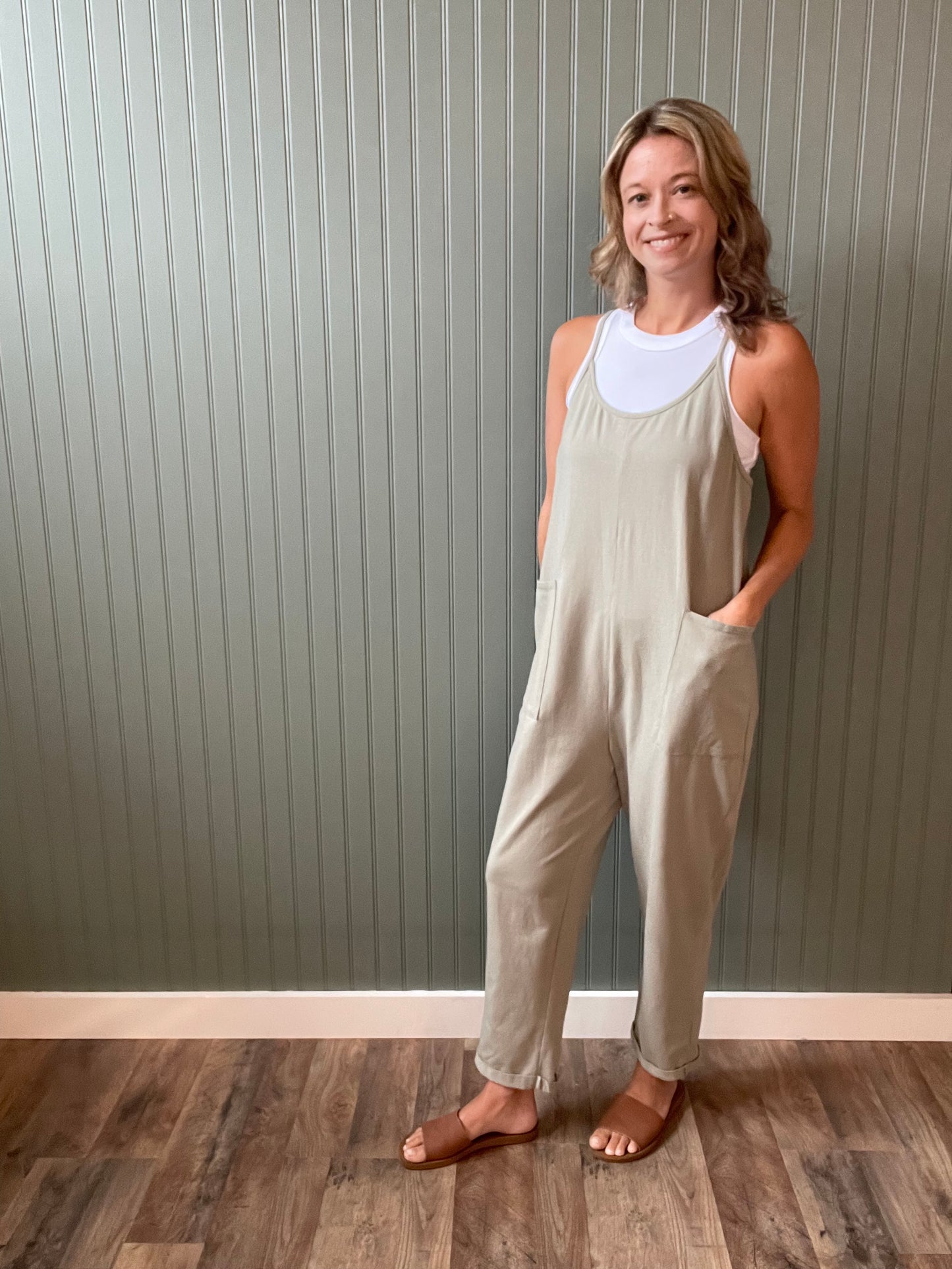 Tilly Jumpsuit (Seagrass)