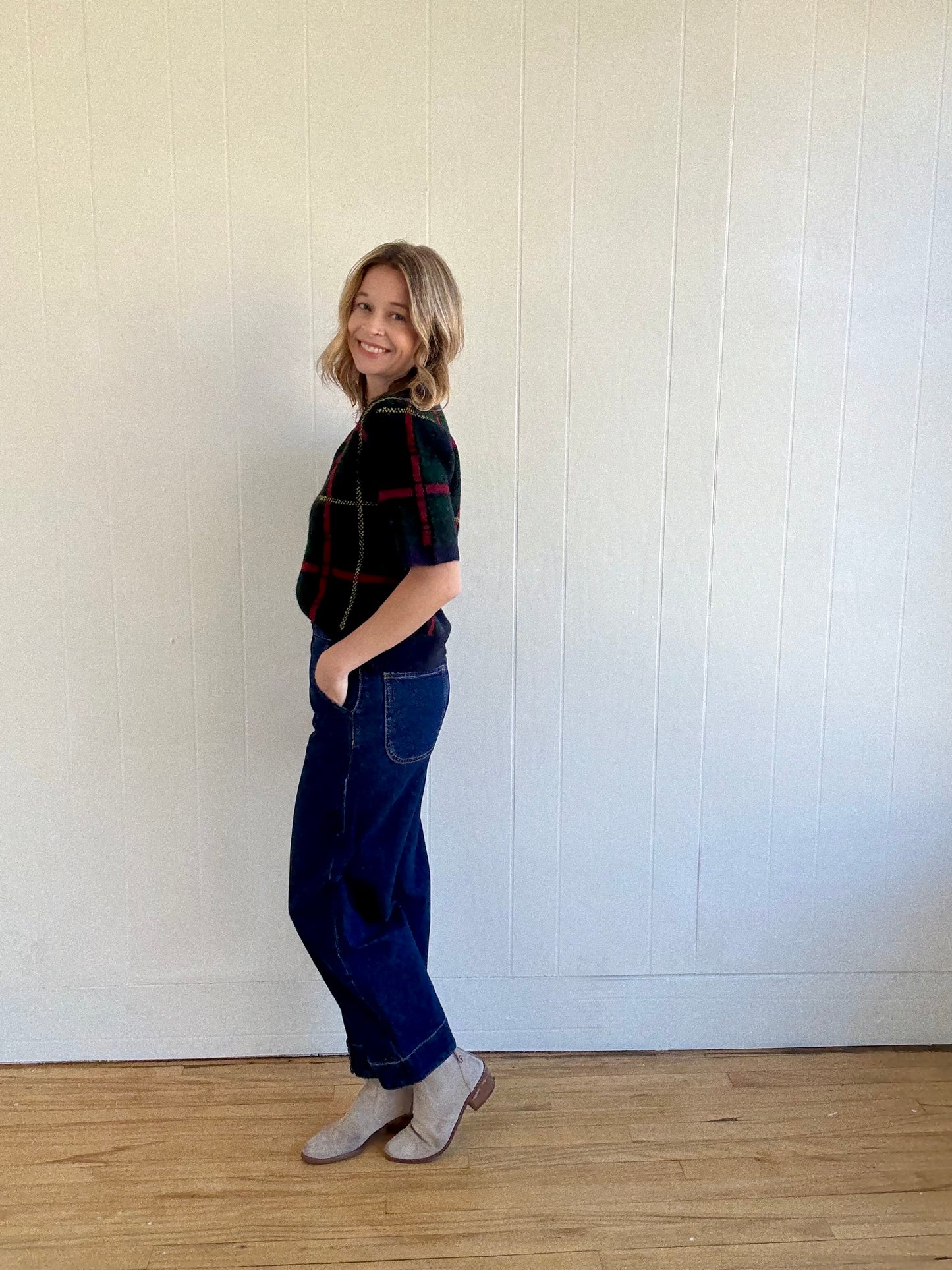 Plaid Dreams Sweater