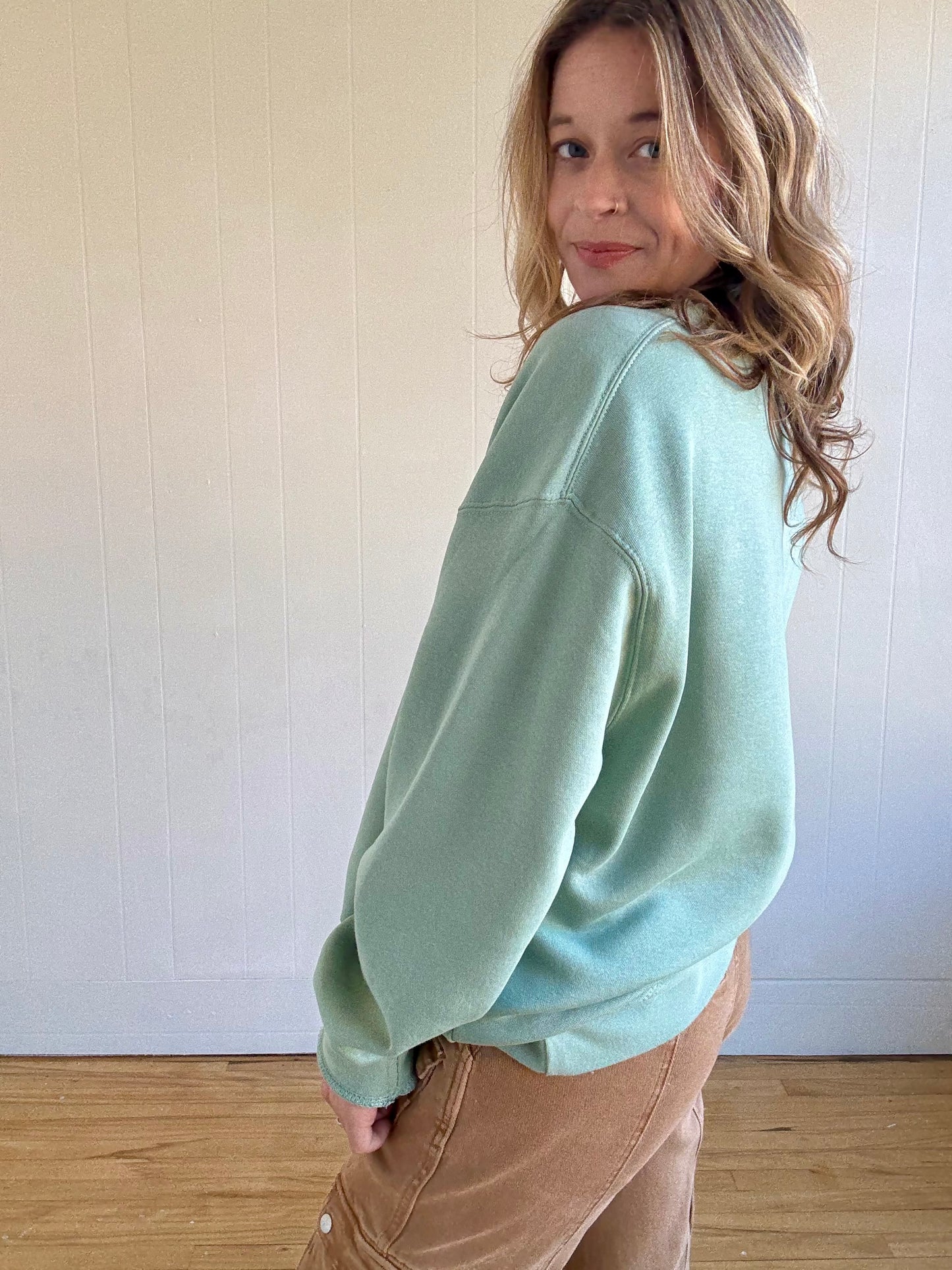 Salty Sardines Sweatshirt (Sea Green)