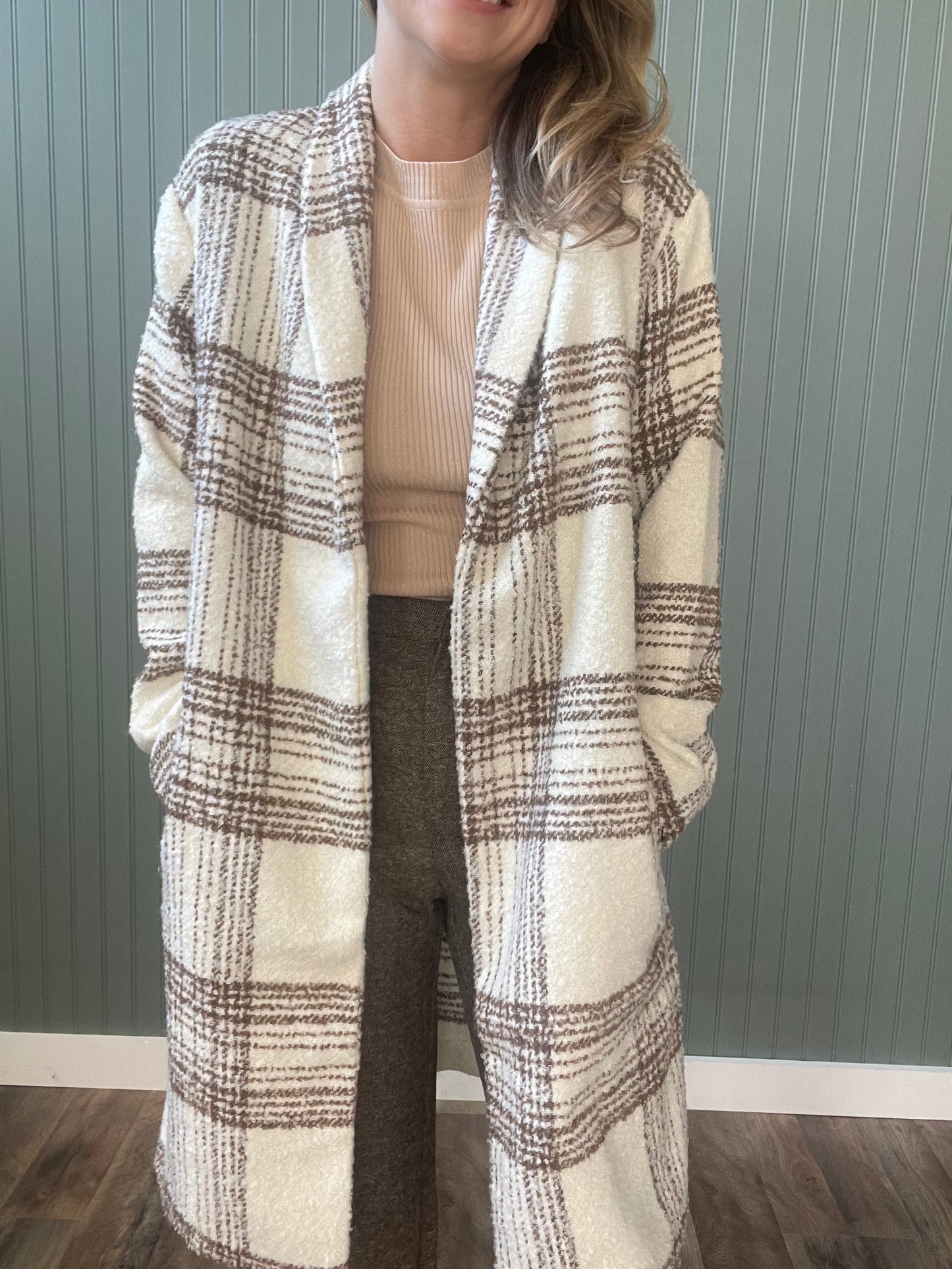 Morning Stroll Plaid Jacket