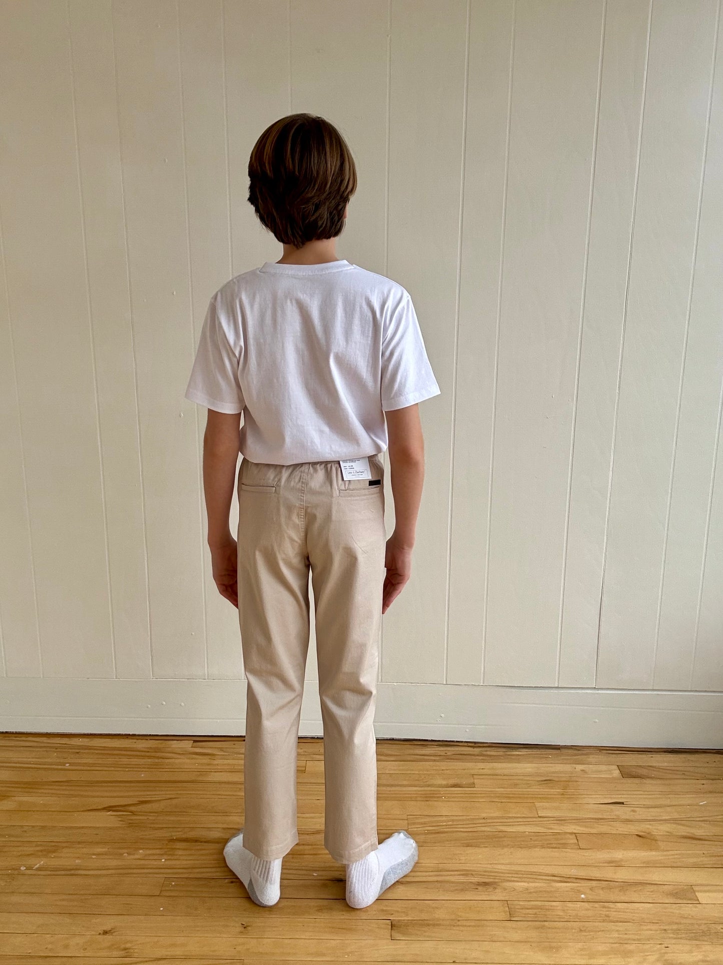 White V-Neck Tee (kids)