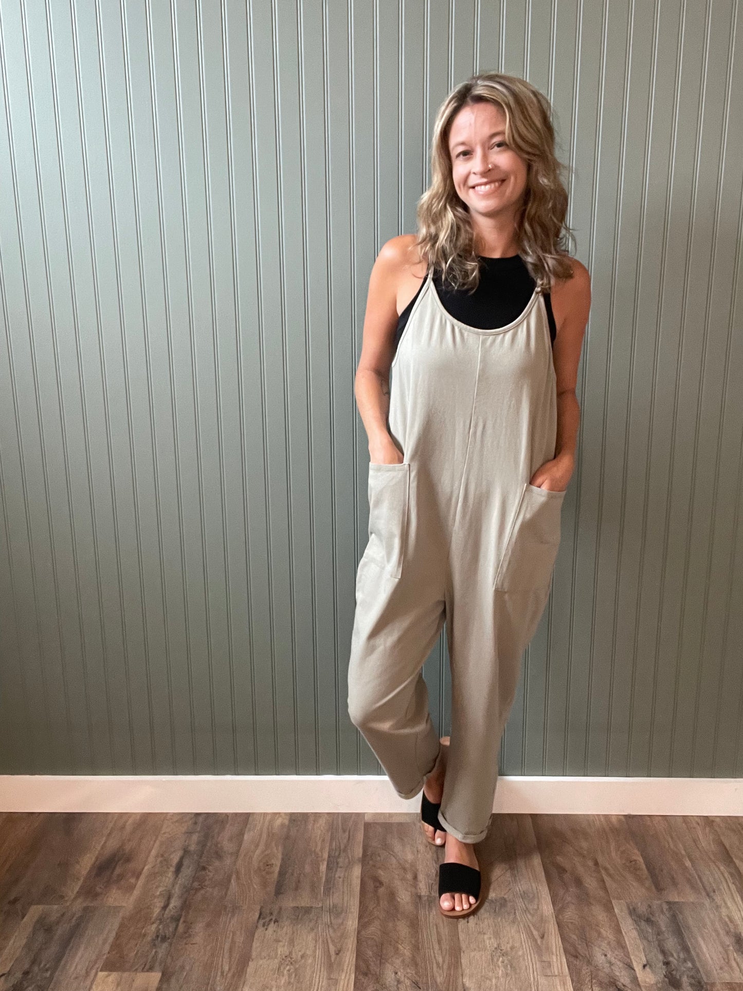 Tilly Jumpsuit (Seagrass)