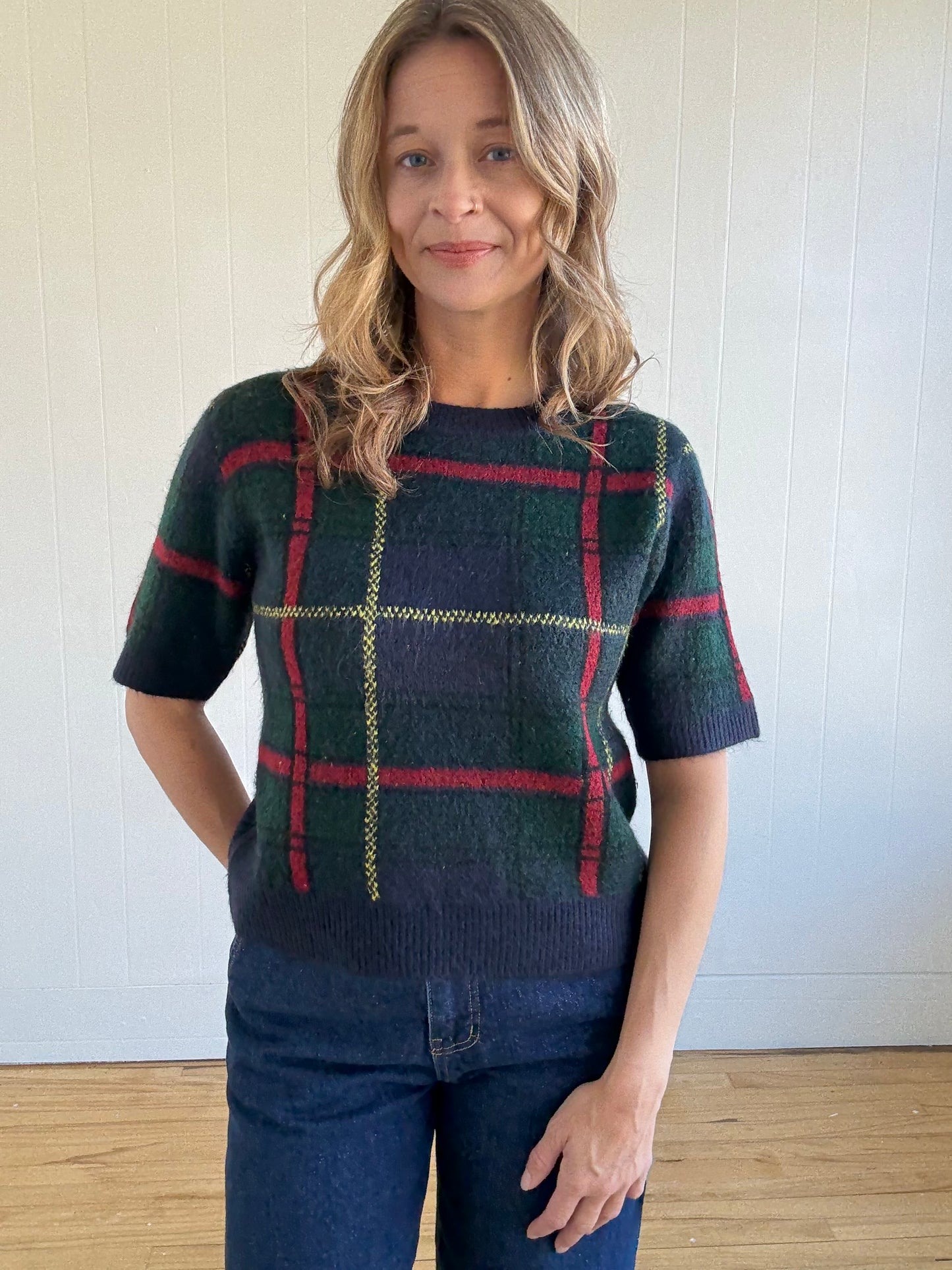 Plaid Dreams Sweater