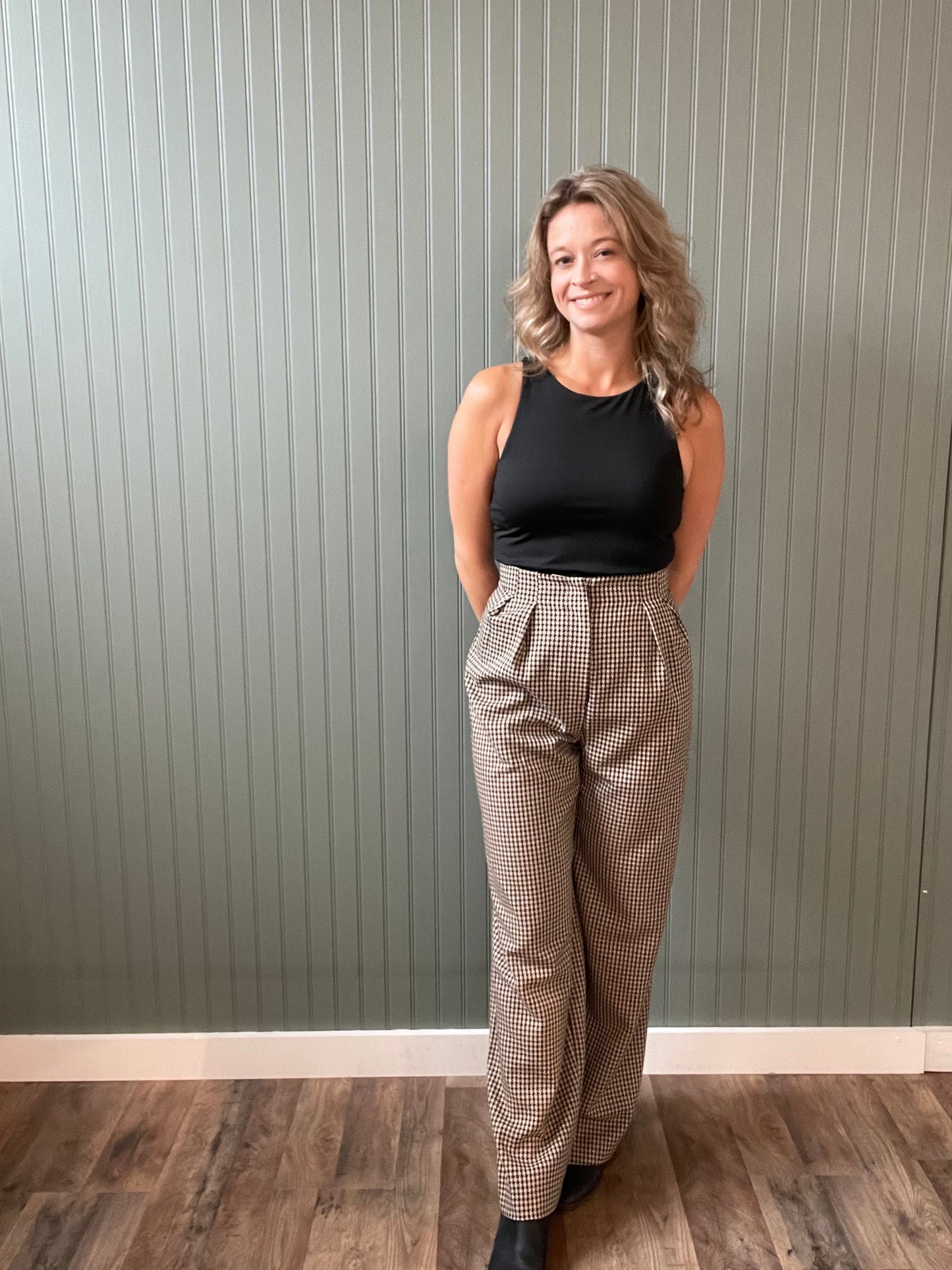 Drew Houndstooth Pants