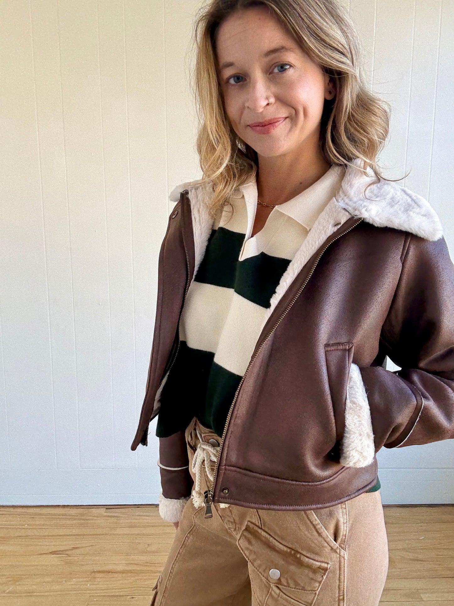 Amelia Aviator Jacket