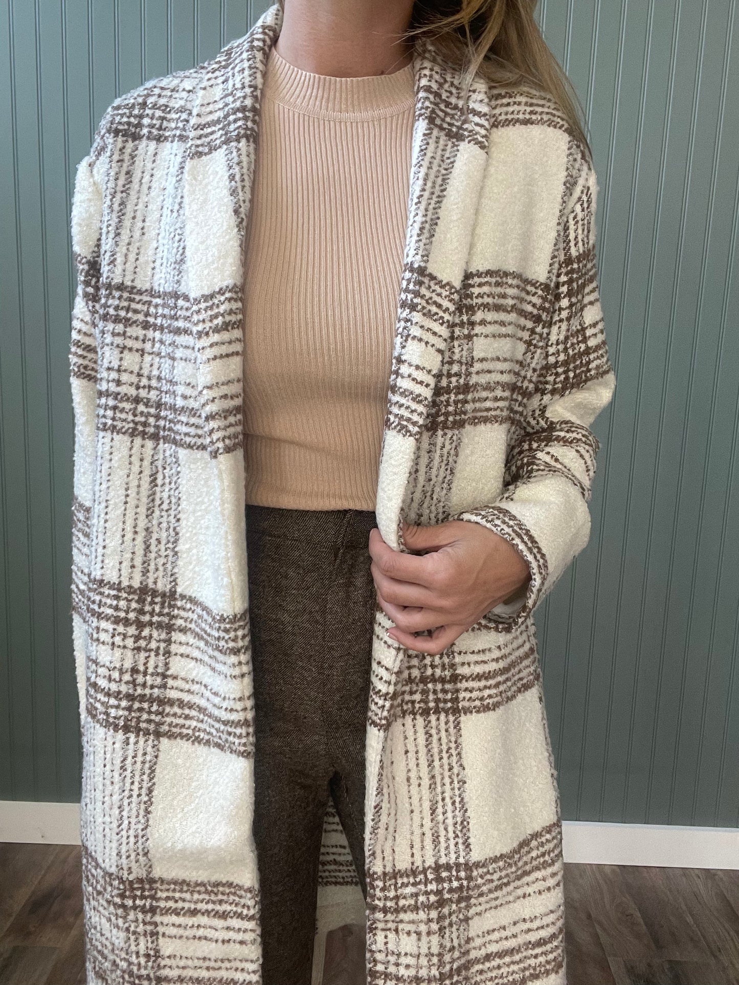 Morning Stroll Plaid Jacket