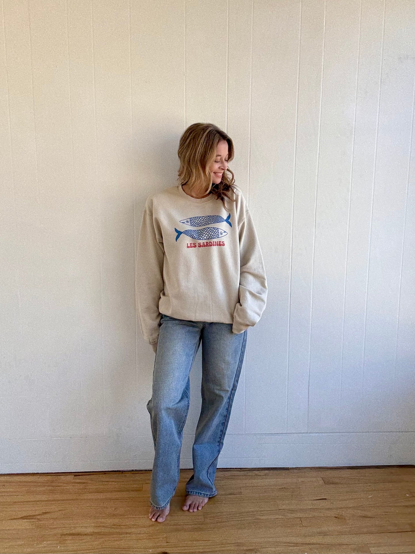 Les Sardines Sweatshirt (Sand)