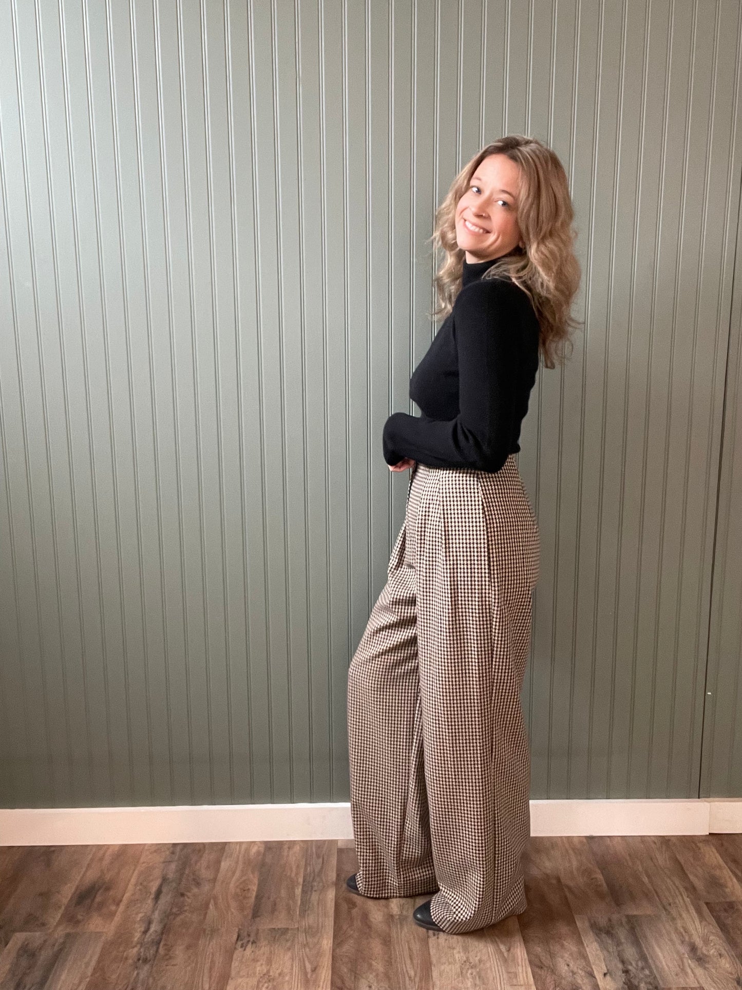 Drew Houndstooth Pants