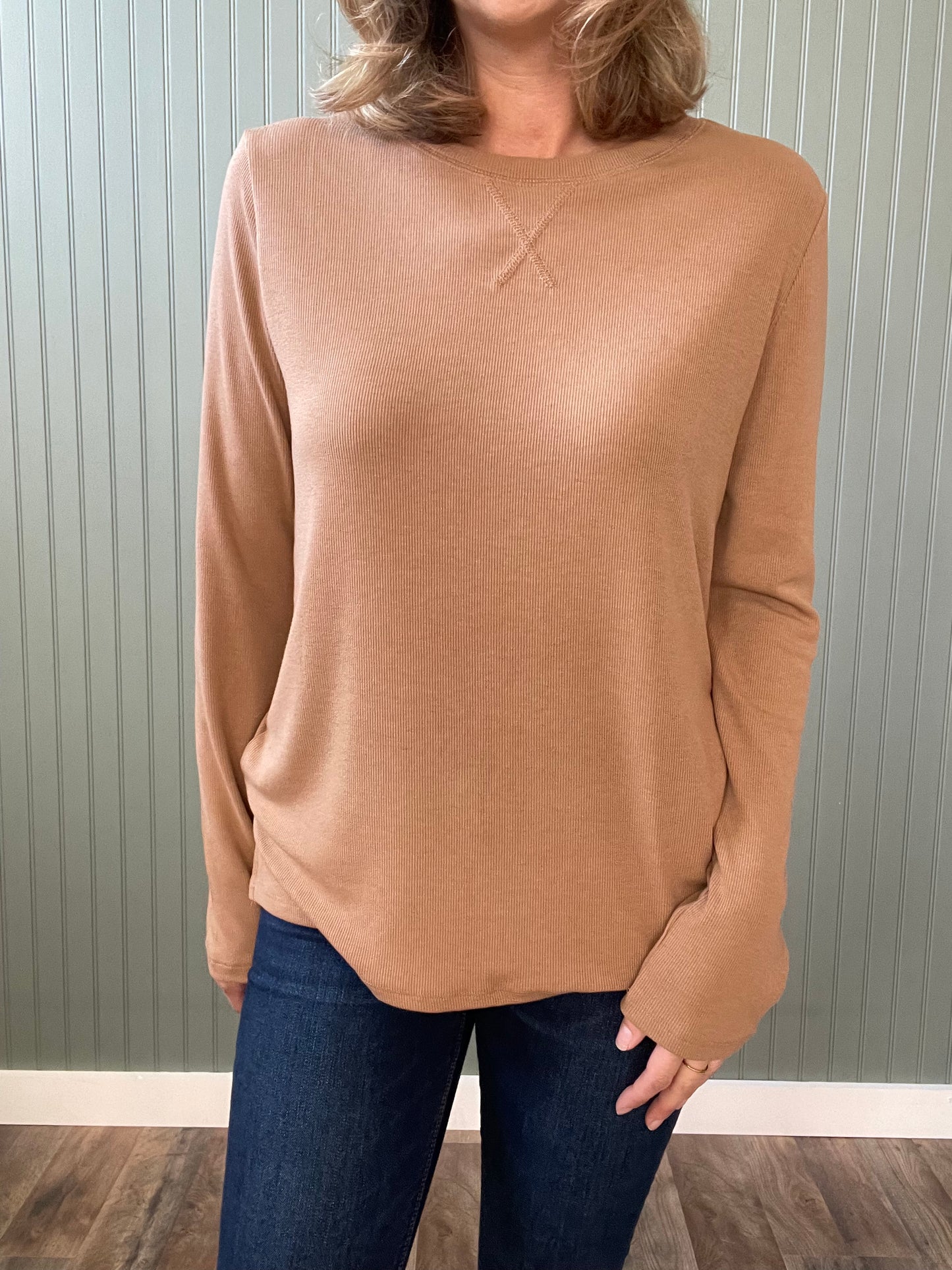 Carly Long Sleeve (Camel)