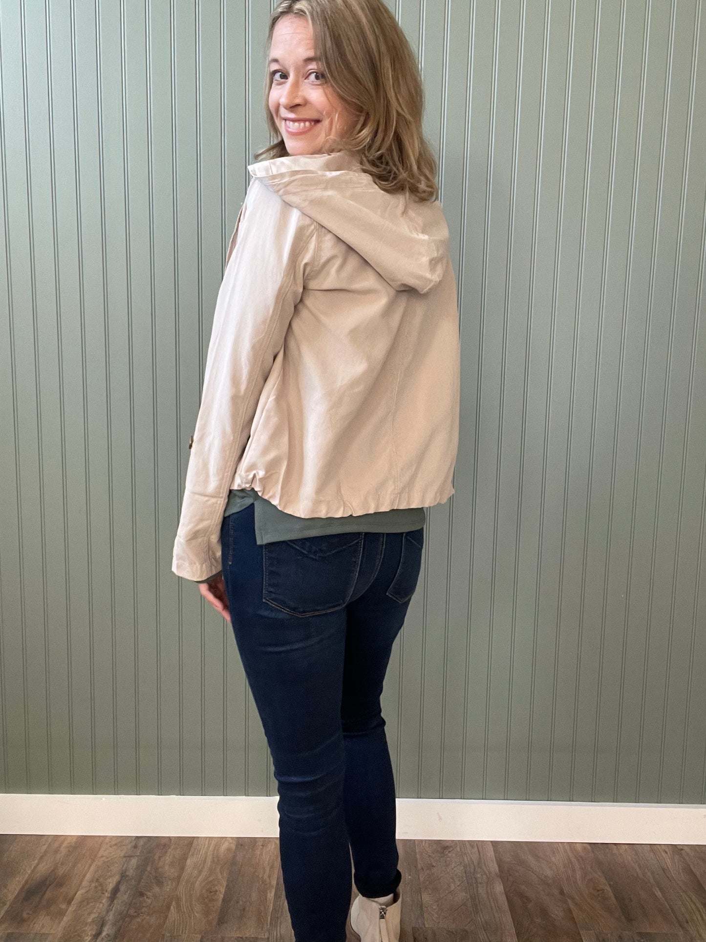 Willow Zip Up (Khaki)