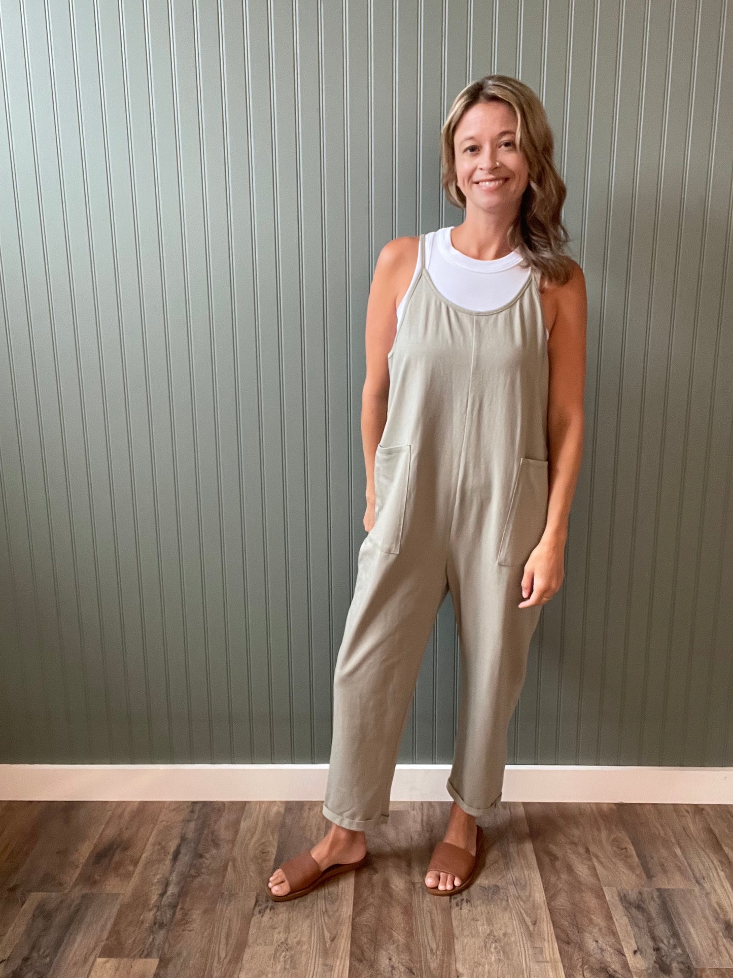 Tilly Jumpsuit (Seagrass)