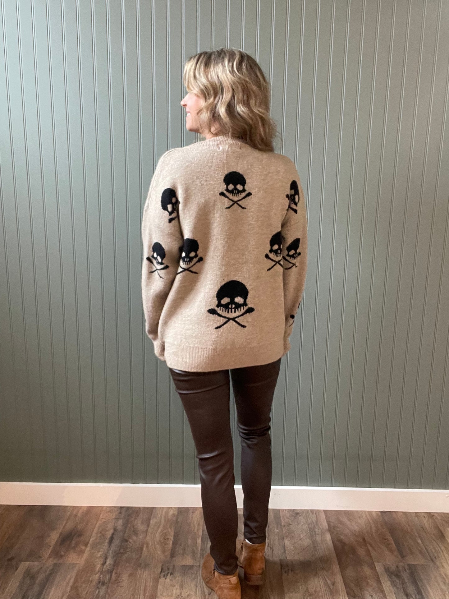 Skelly Sweater (Khaki)