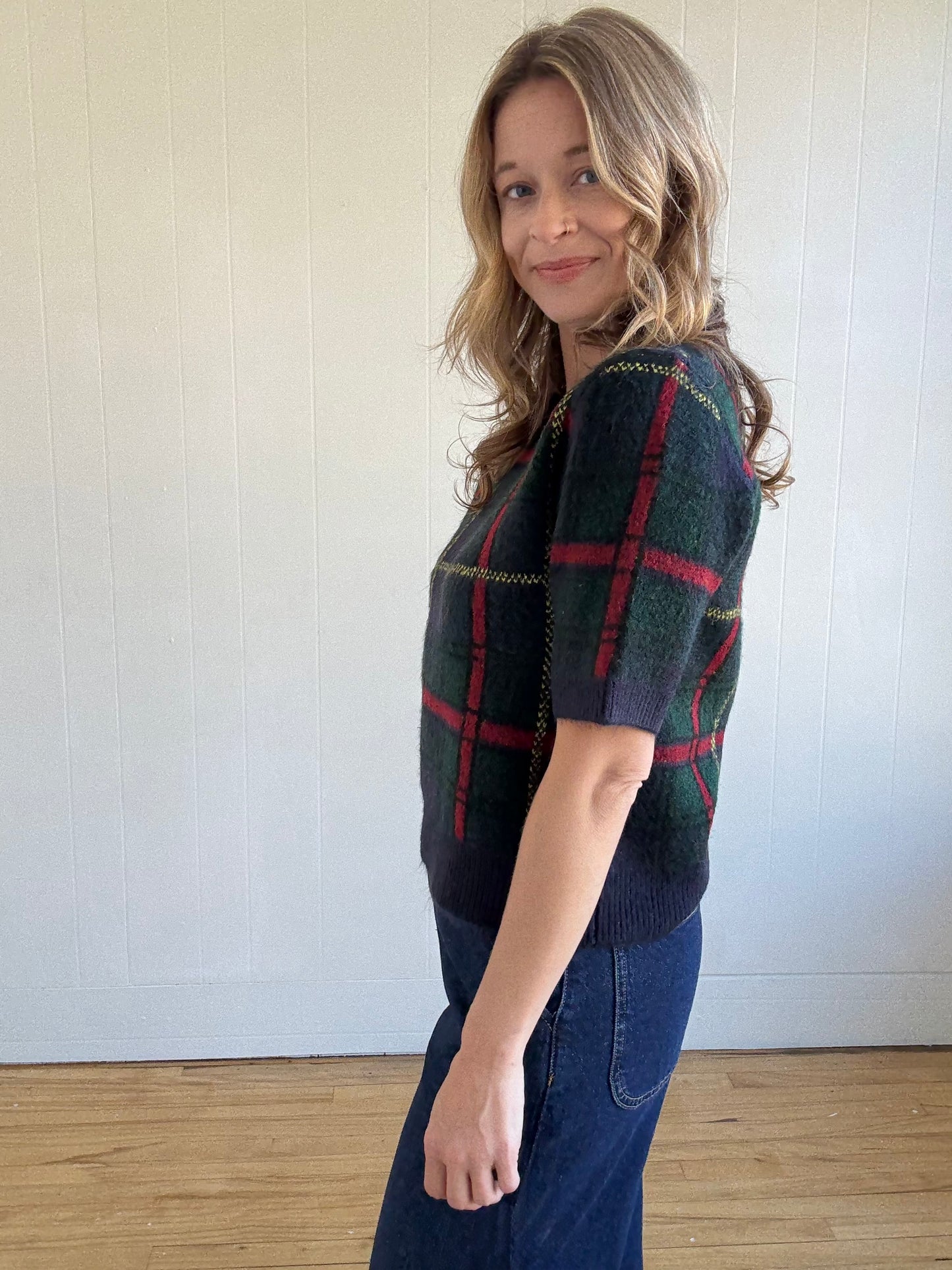 Plaid Dreams Sweater