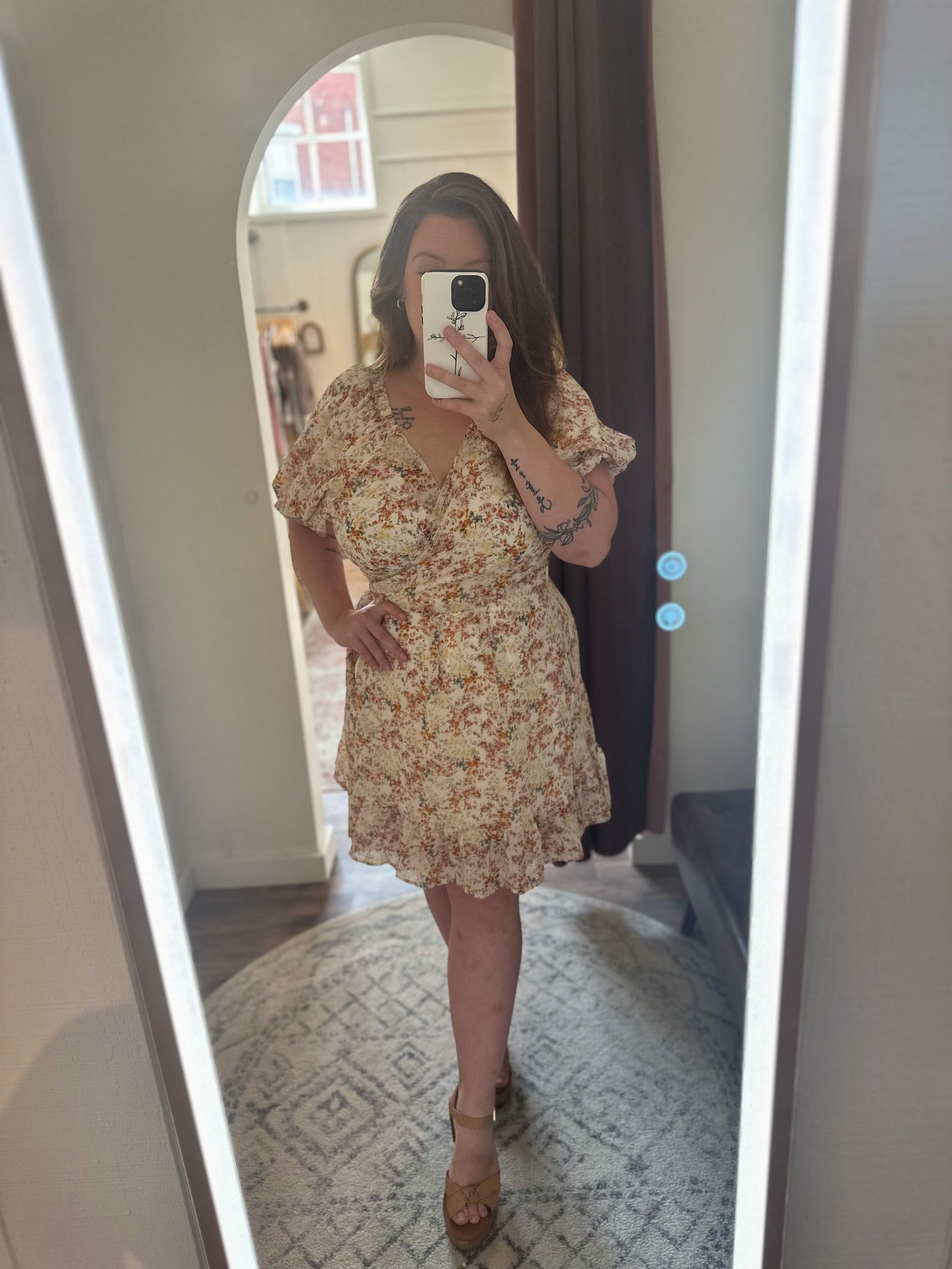 Christine Wrap Dress (Plus)