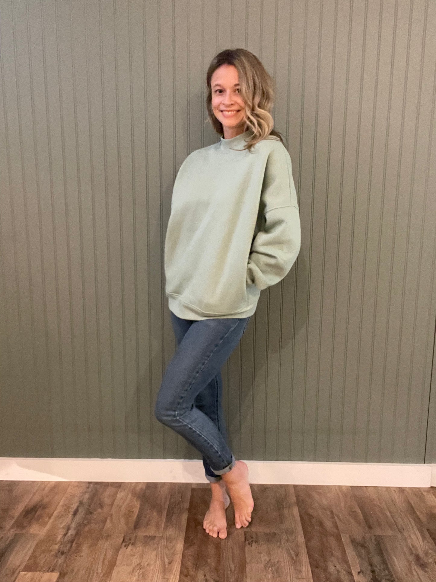 Troy Sweater (Sage)