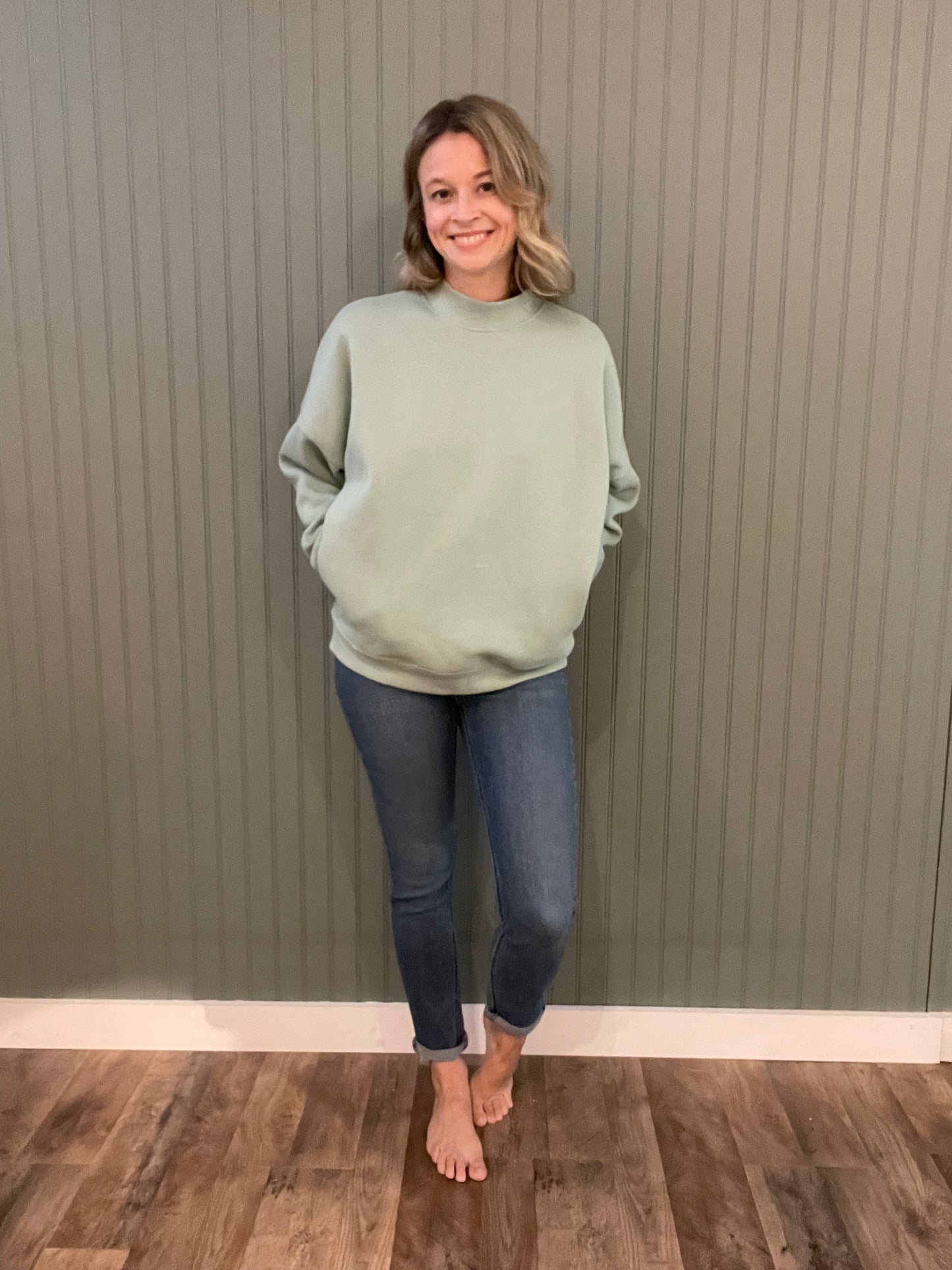 Troy Sweater (Sage)