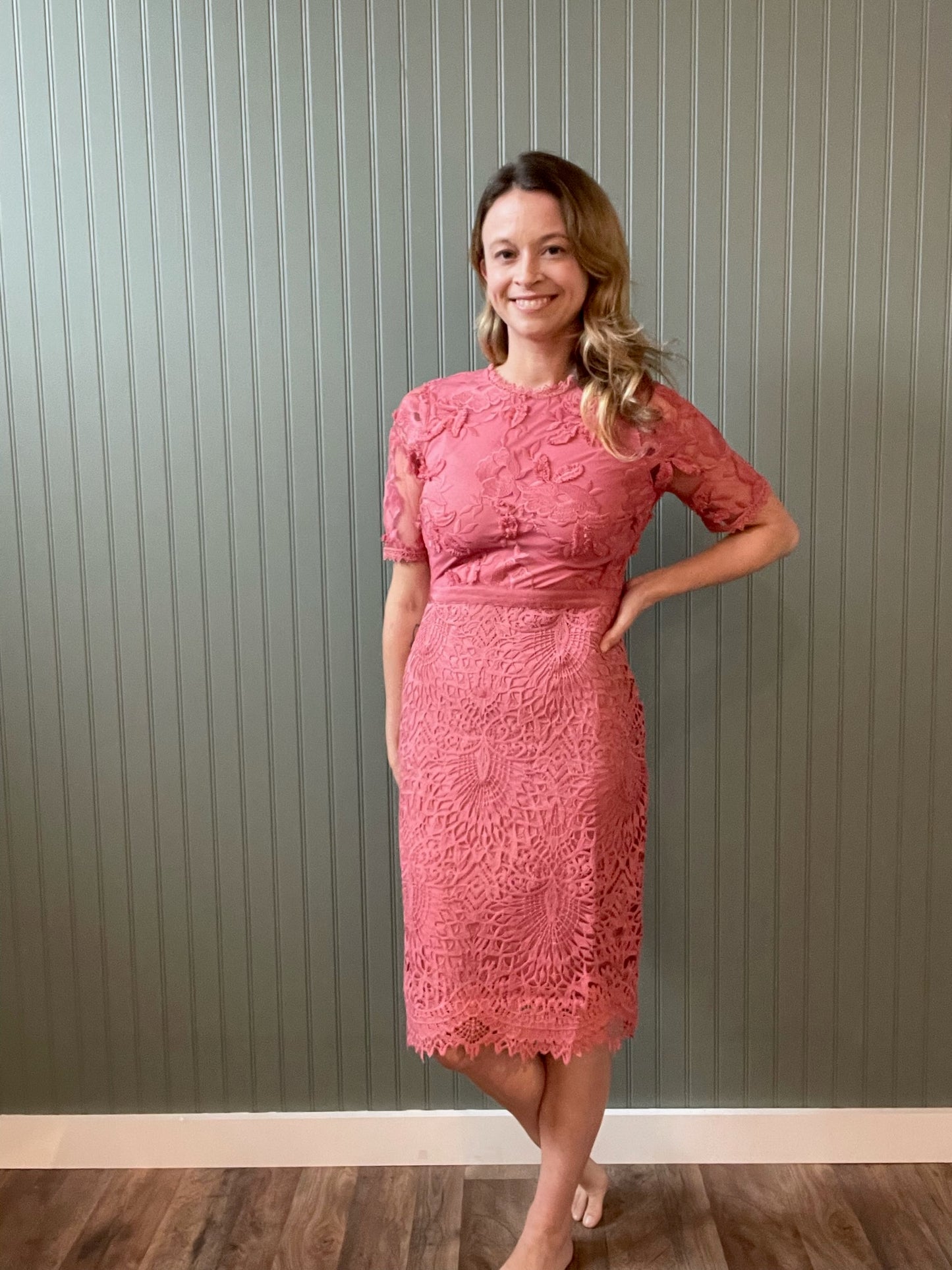 Rose & Lace Dress
