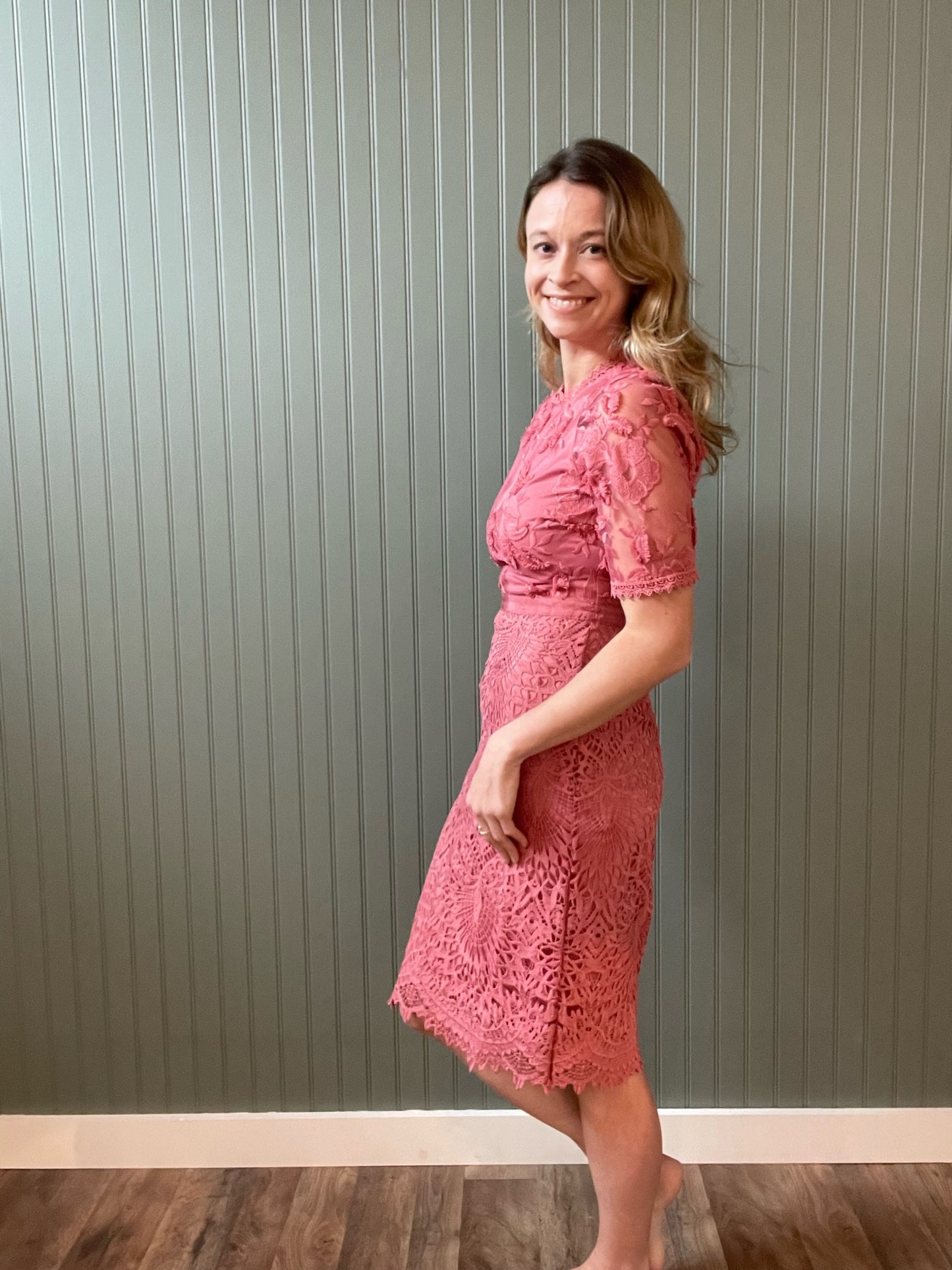 Rose & Lace Dress