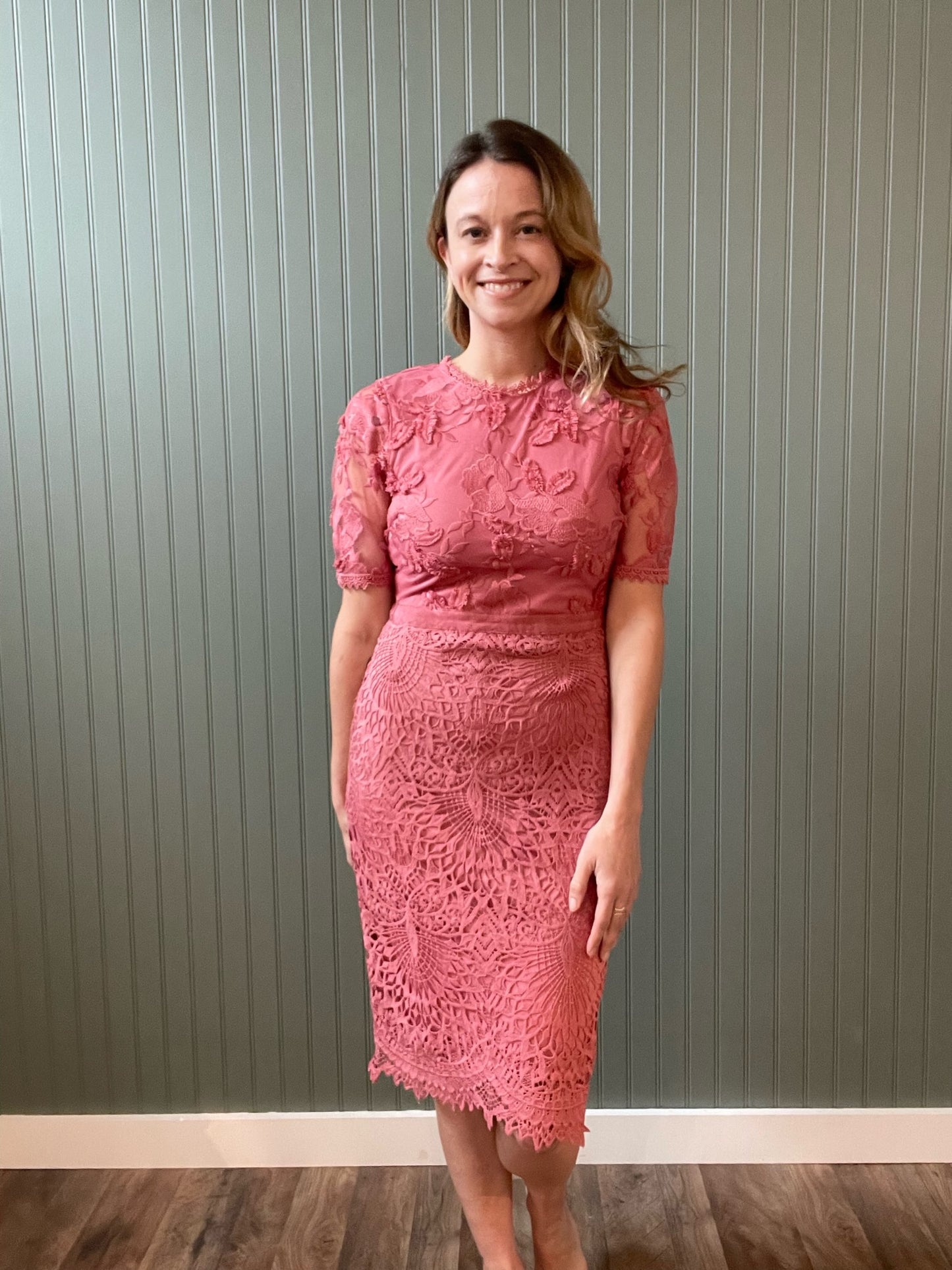 Rose & Lace Dress
