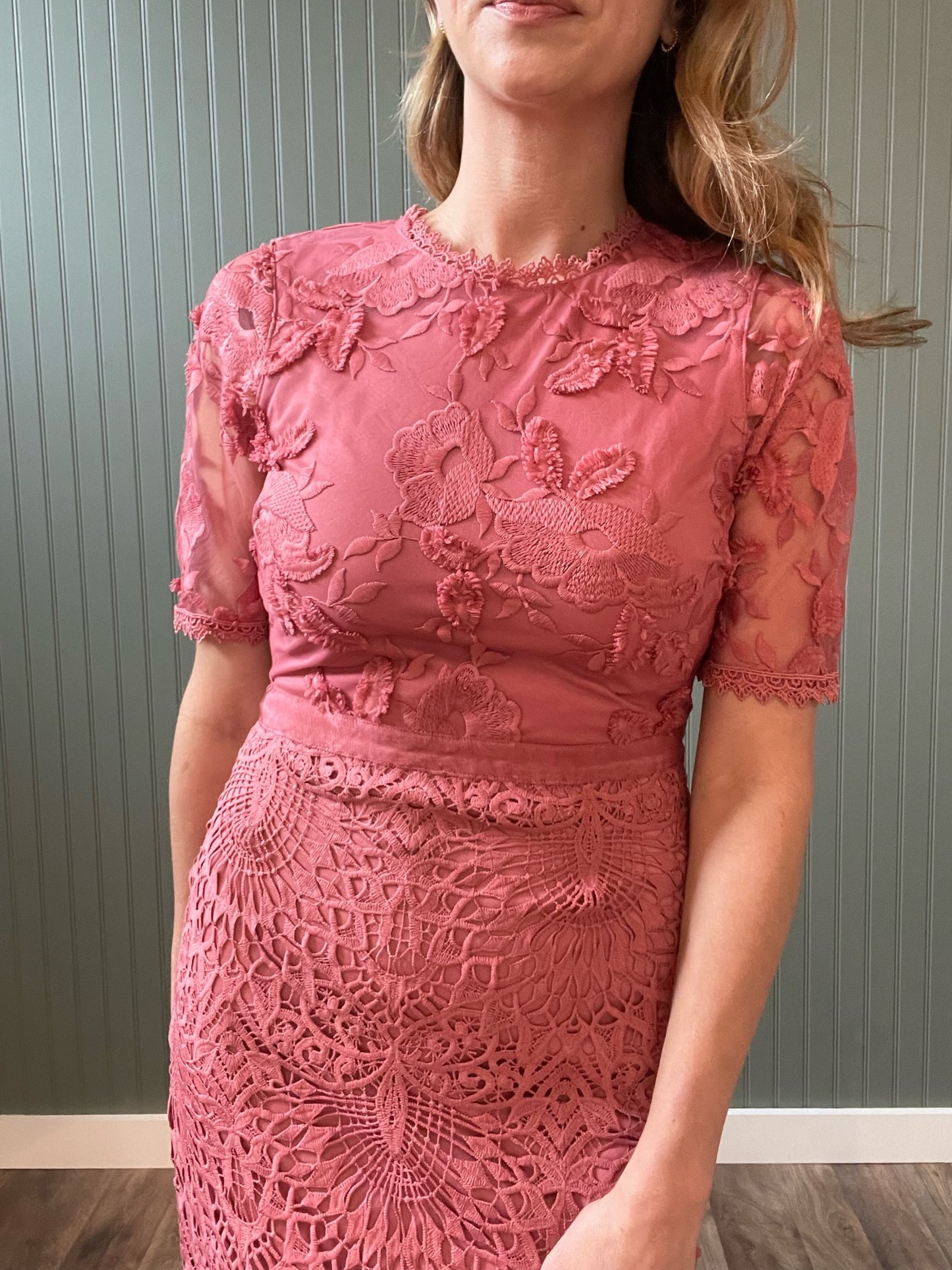 Rose & Lace Dress