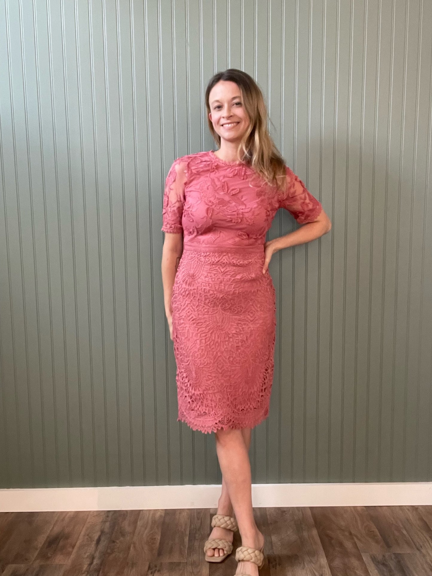 Rose & Lace Dress
