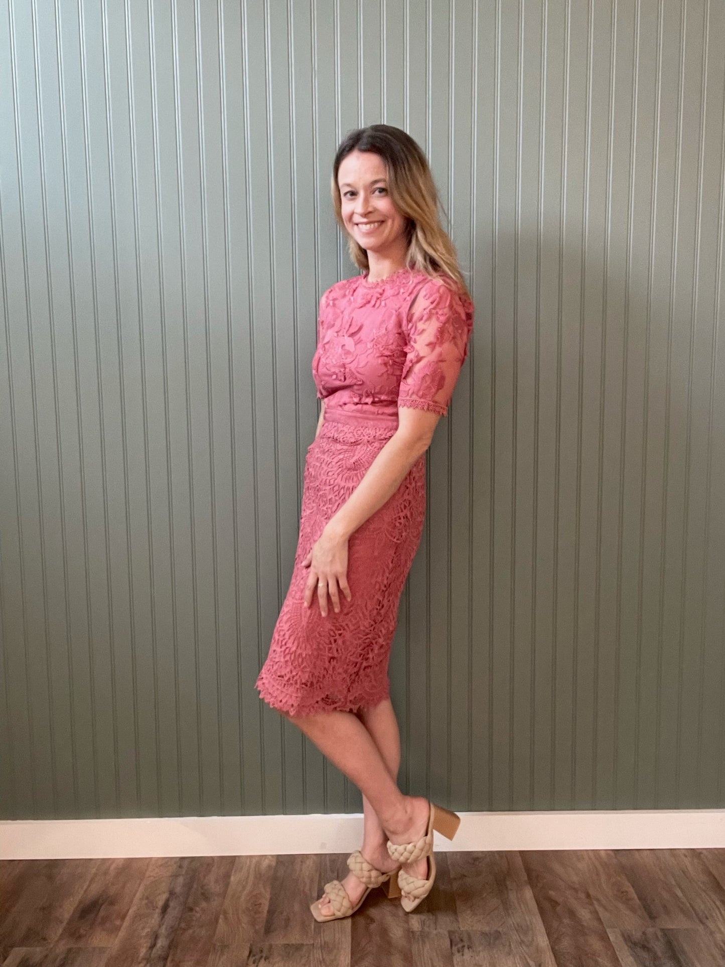 Rose & Lace Dress