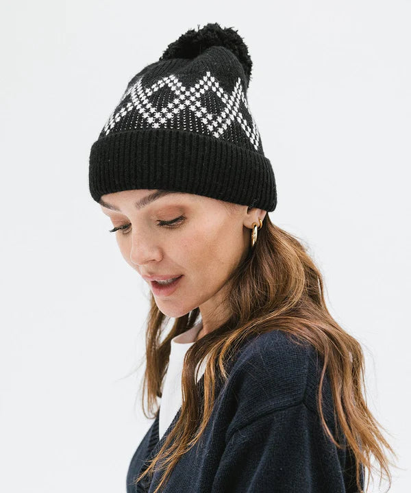 Elio Pom Beanie (Black)