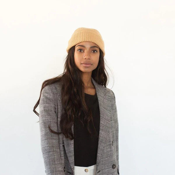 Ash Fisherman Beanie (Camel)