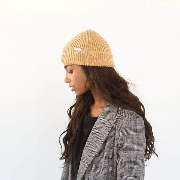 Ash Fisherman Beanie (Camel)