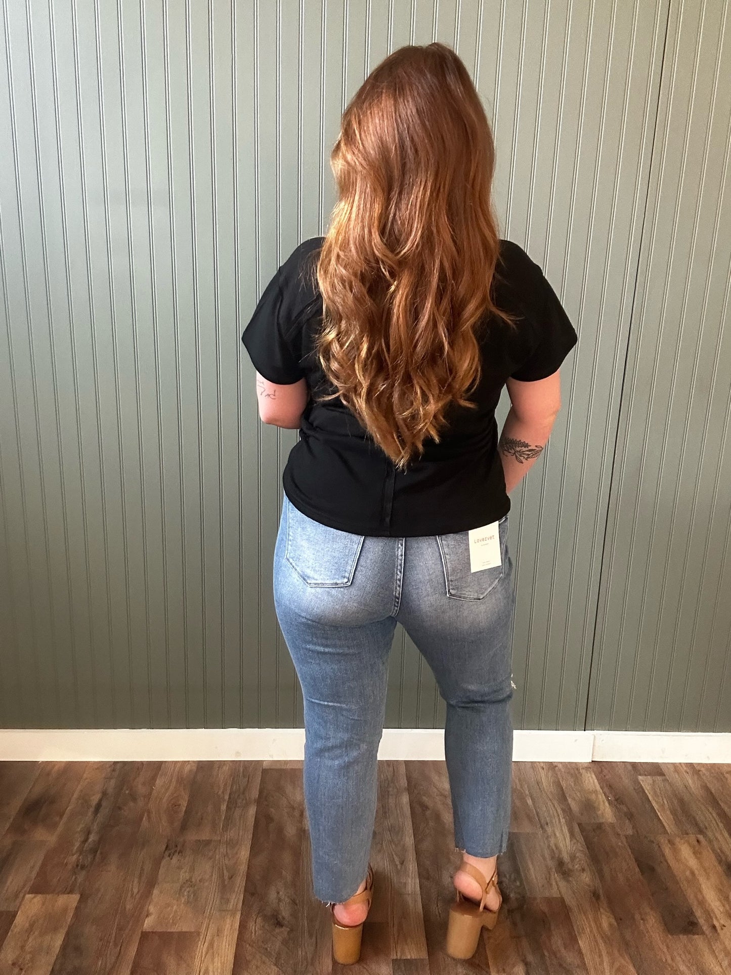 Bliss High Rise Slim Straight (Plus)