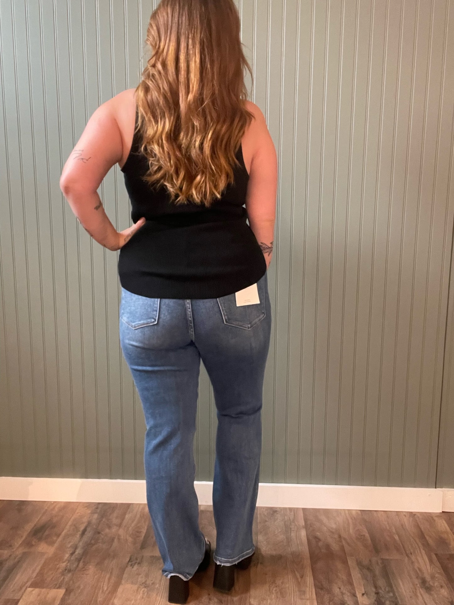 Lottie High Rise Slim Bootcut (Plus)